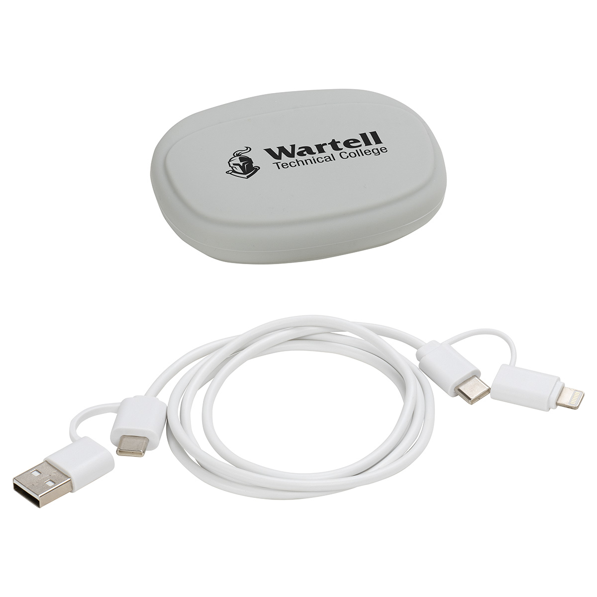 Stow 'N Go 4-in-1 60W PD 39" Data & Fast Charging Cable with Silicone Pouch 14