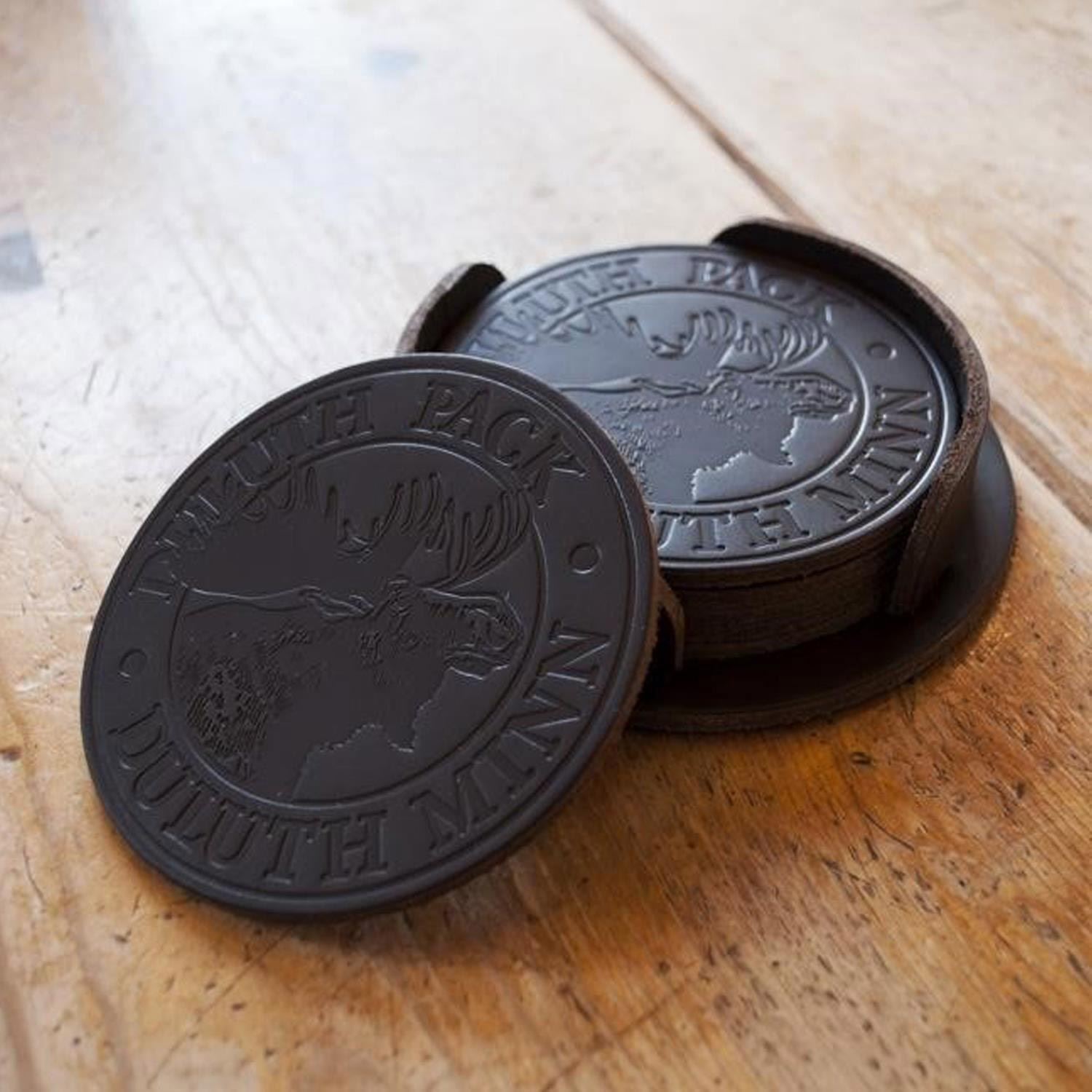 Duluth Pack™ Leather Coasters 4