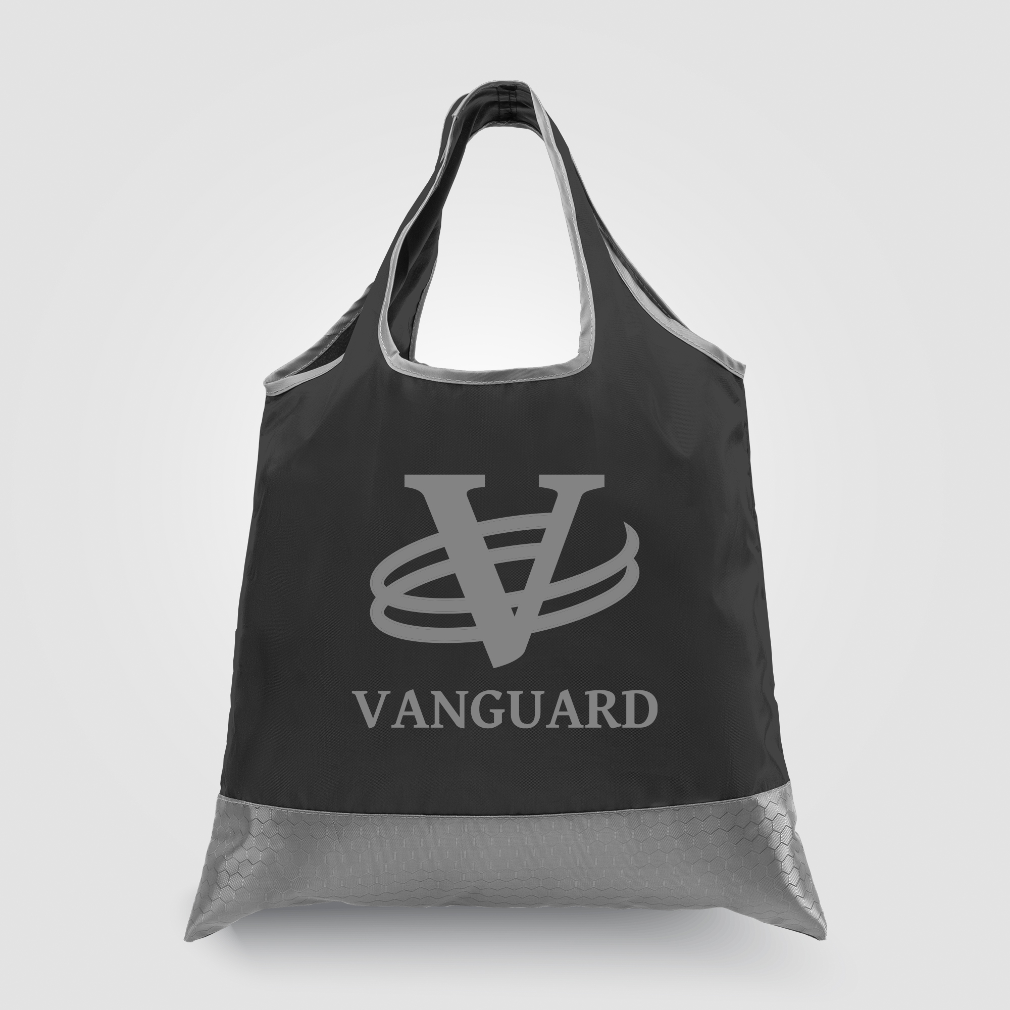 Zurich - Foldaway Shopping Tote Bag - 210D Polyester, 420D RipStop Trim 10