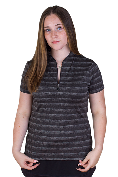Women's Greg Norman LAB Stripe Polo