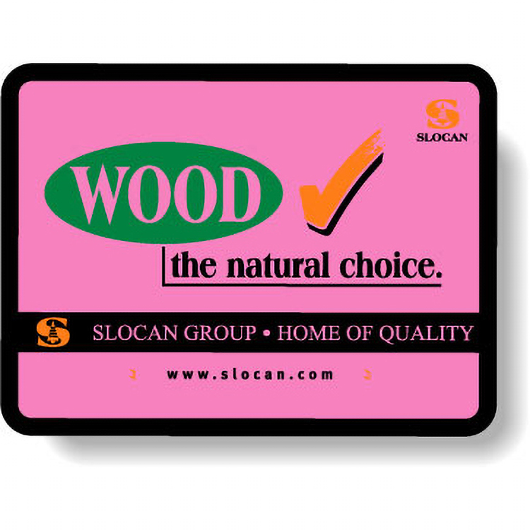 Fluorescent Pink Paper Roll Labels Stock Rectangle (1.5"x2")