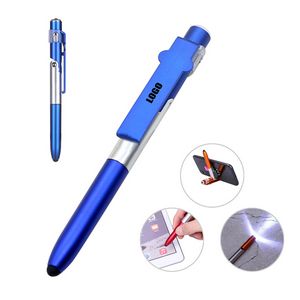 4 In 1 Ballpoint Plastic Pen With Phone Stand Stylus And LED Light 26