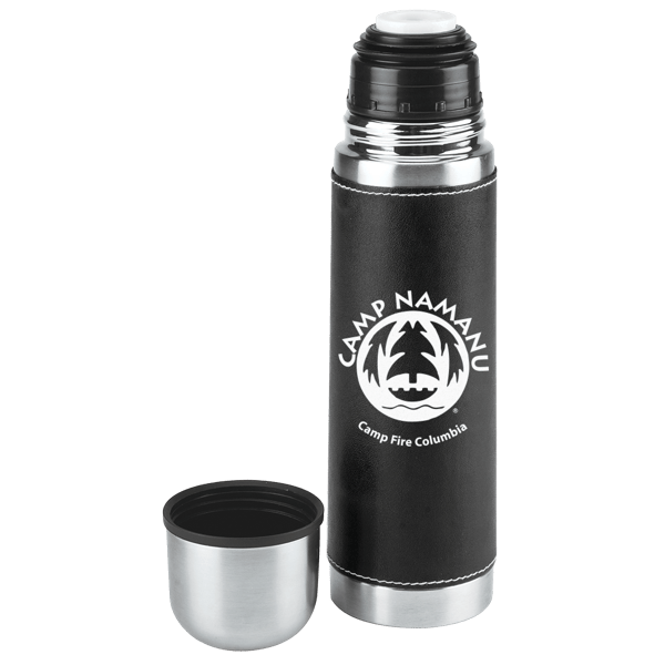 Leatherette Vacuum Bottle - 16 Oz. 7