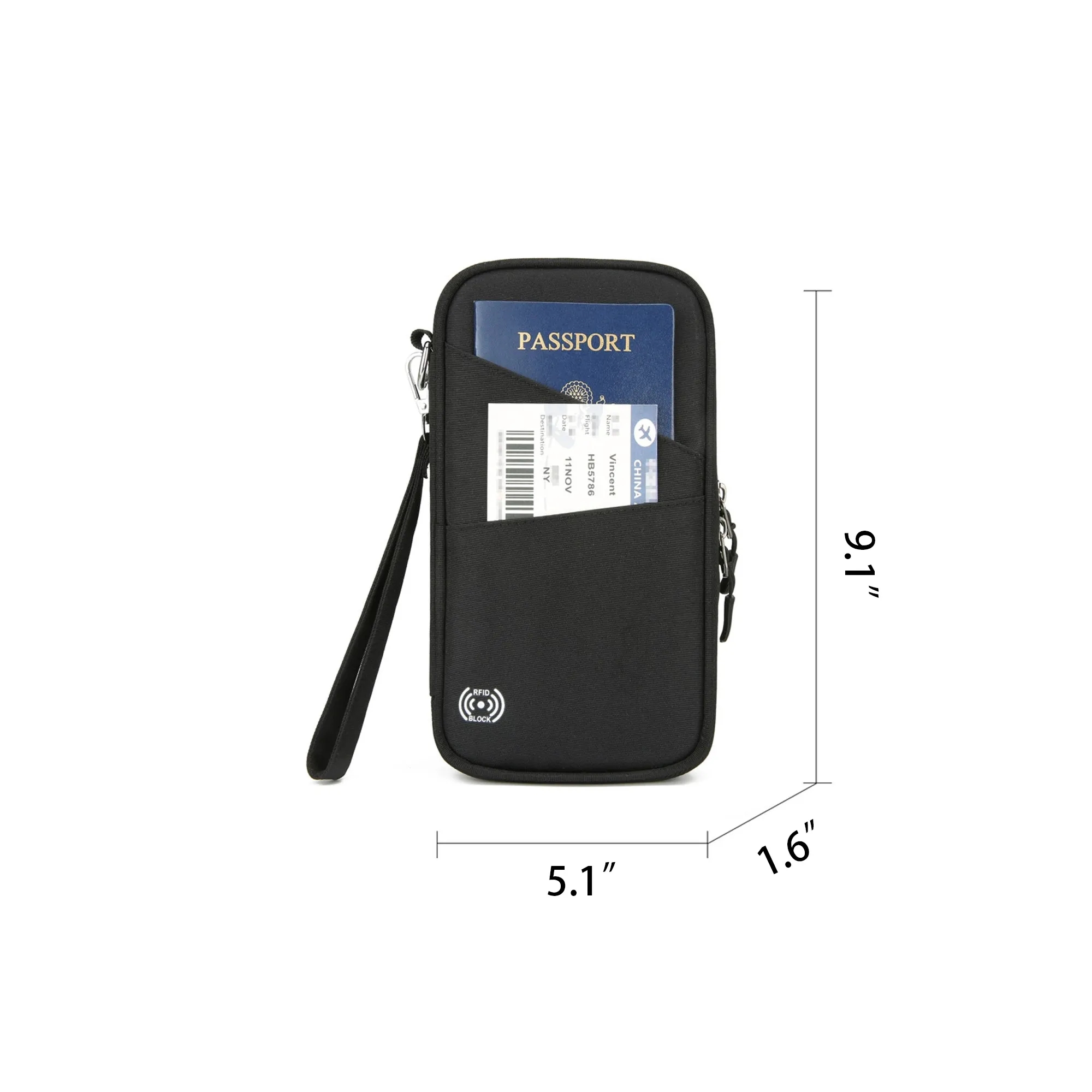 RFID Blocking Travel Passport Holder 2