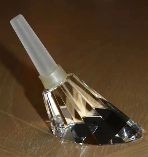 Oleg Cassini Faceted Crystal Glass Bottle Stopper 5