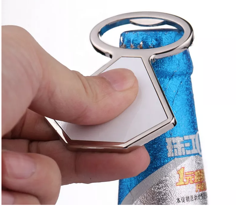 Diamond Shaped Zinc Alloy Fridge Magnet 4