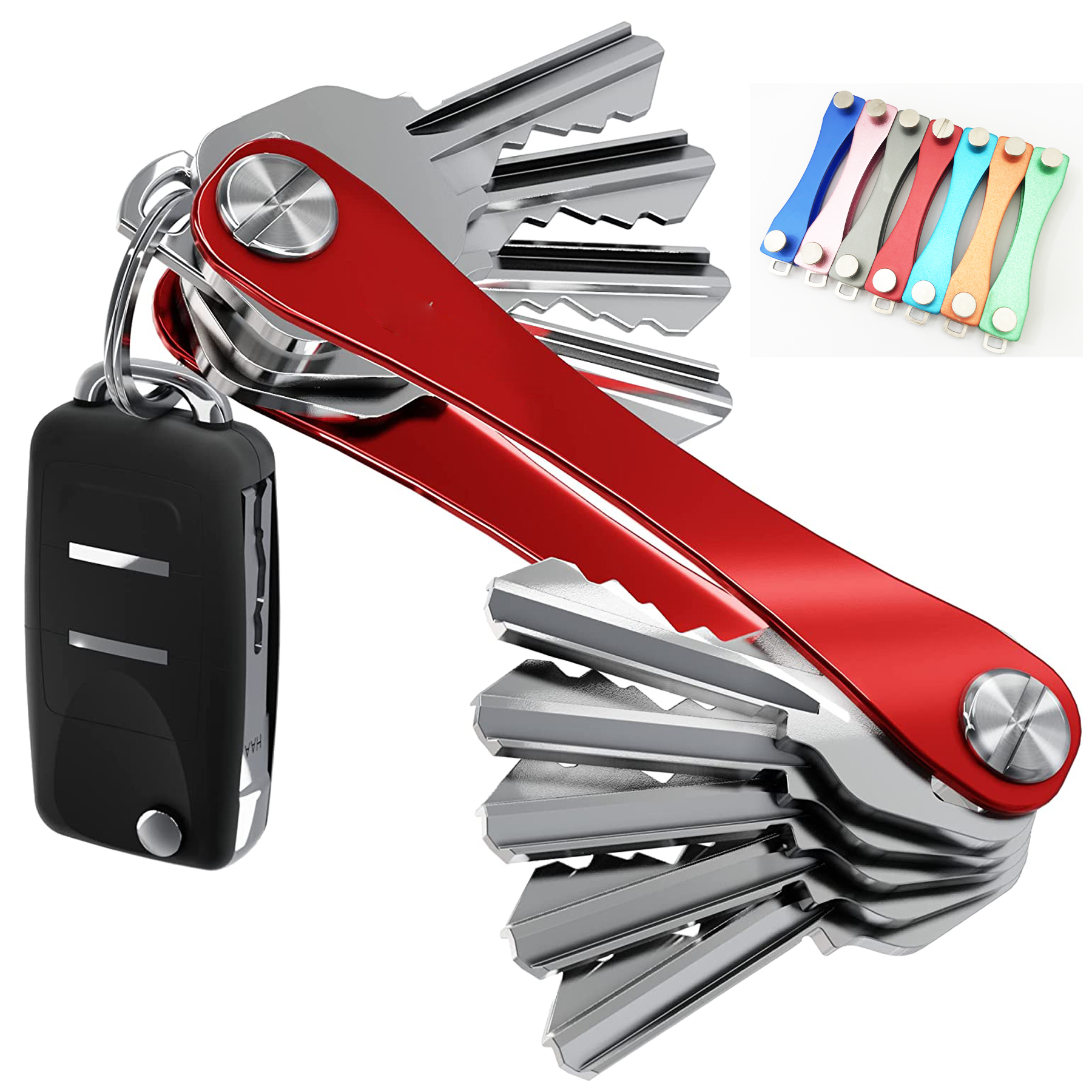 Compact Minimalist Pocket-Sized Key Holder 2