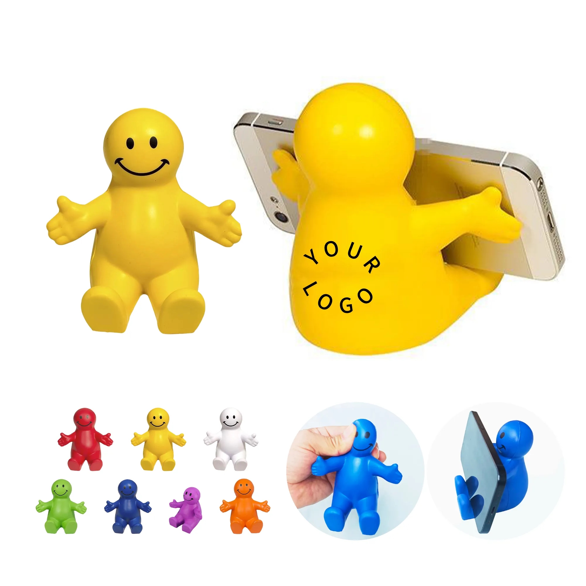 Foam Smiley Face Phone Holder 2