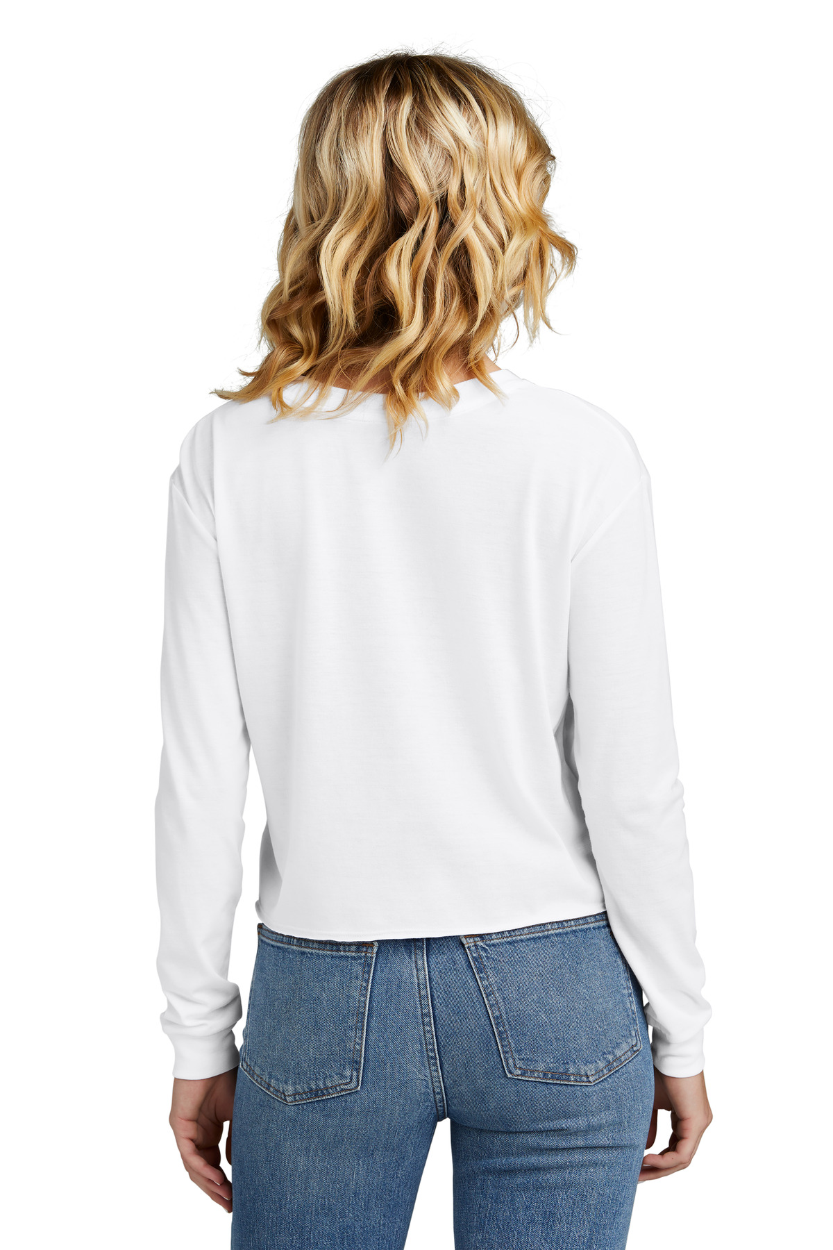 District Women's Perfect Tri Midi Long Sleeve Tee DT141 36
