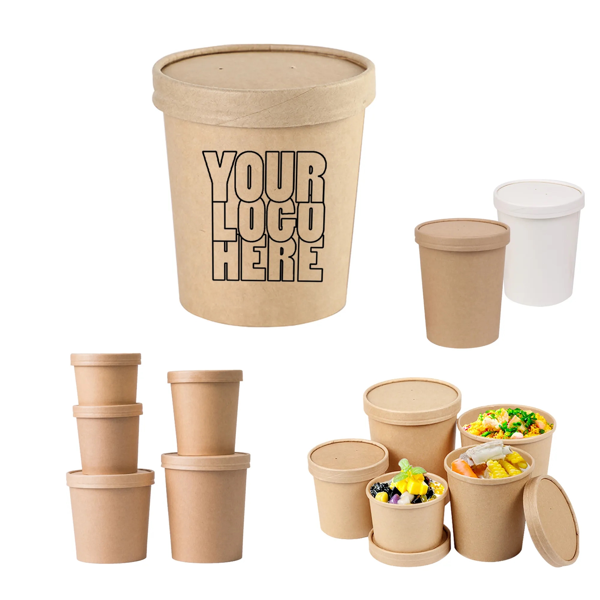 Kraft Paper Soup Box 2