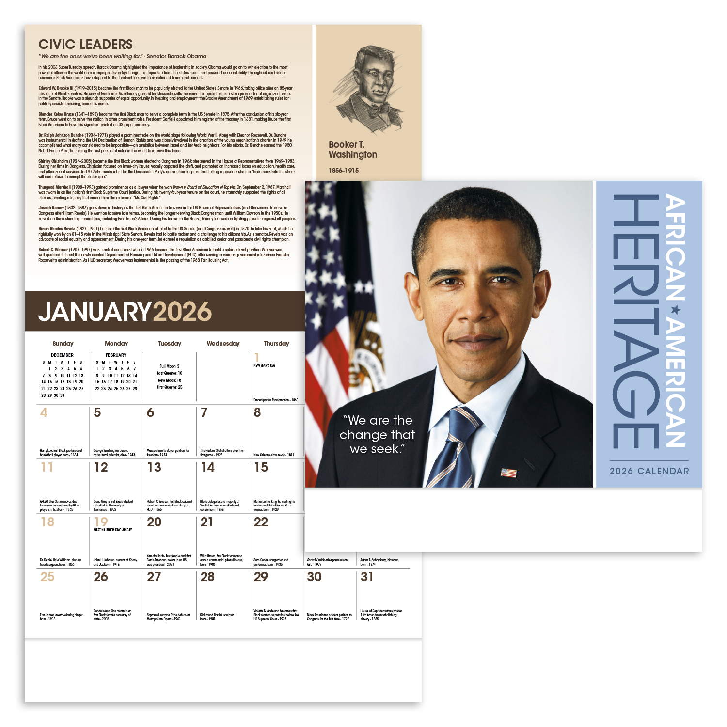 Triumph® Calendars African-American Heritage Barack Obama Calendar 7