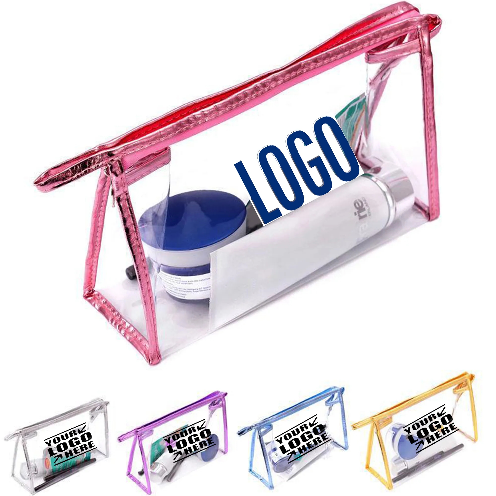 Clear Cosmetic Travel Bag Security Toiletry Pouch