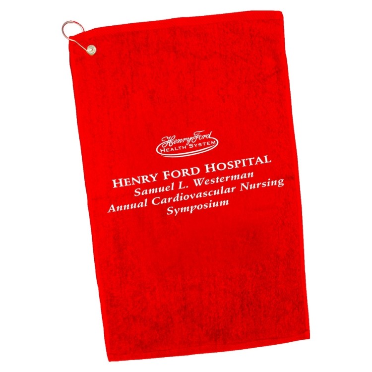 Colored Hand Towel Hemmed 18