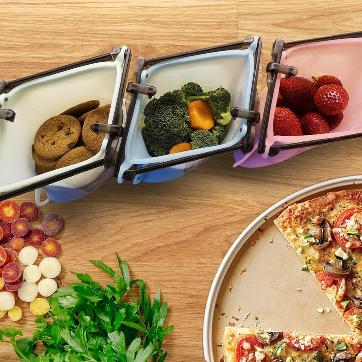 Kitchen Food Bag Reusable Silicone 2