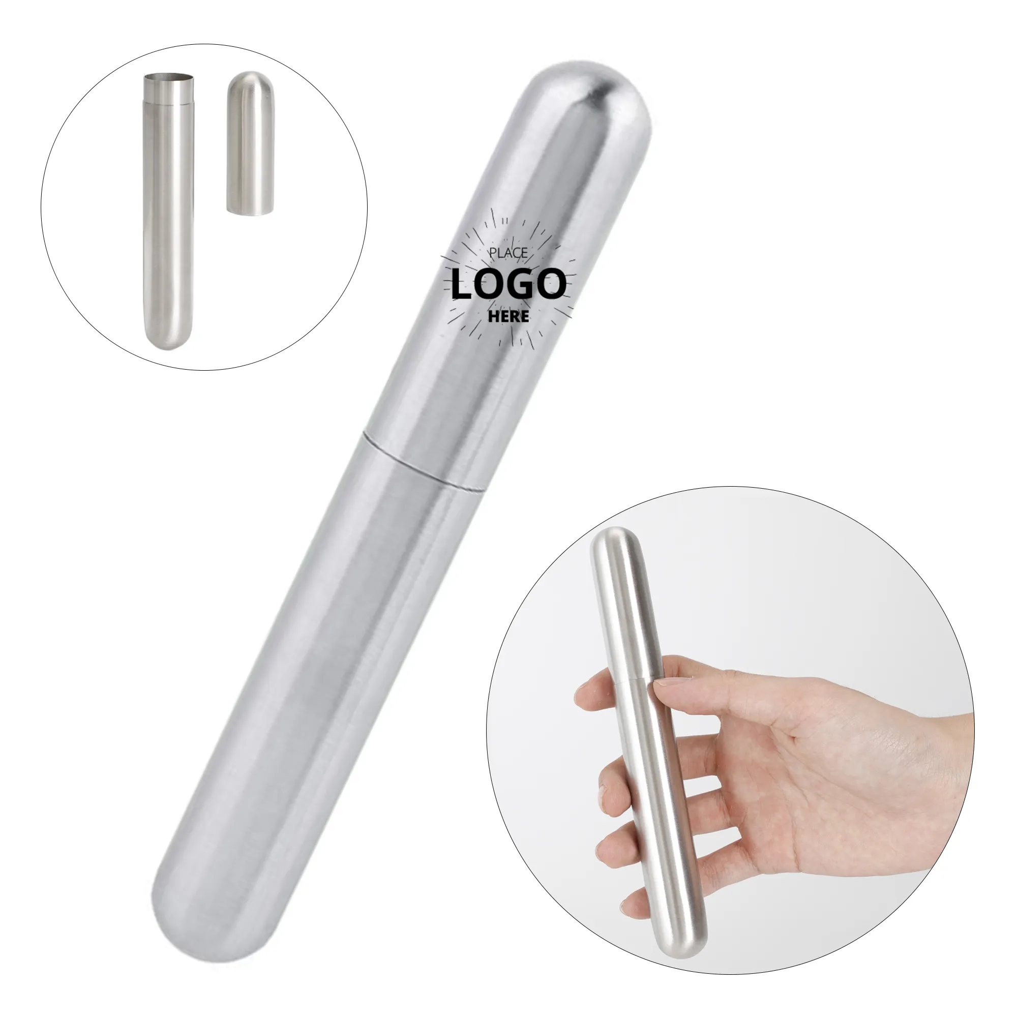 Thickened Stainless Steel Cigar Tube 2