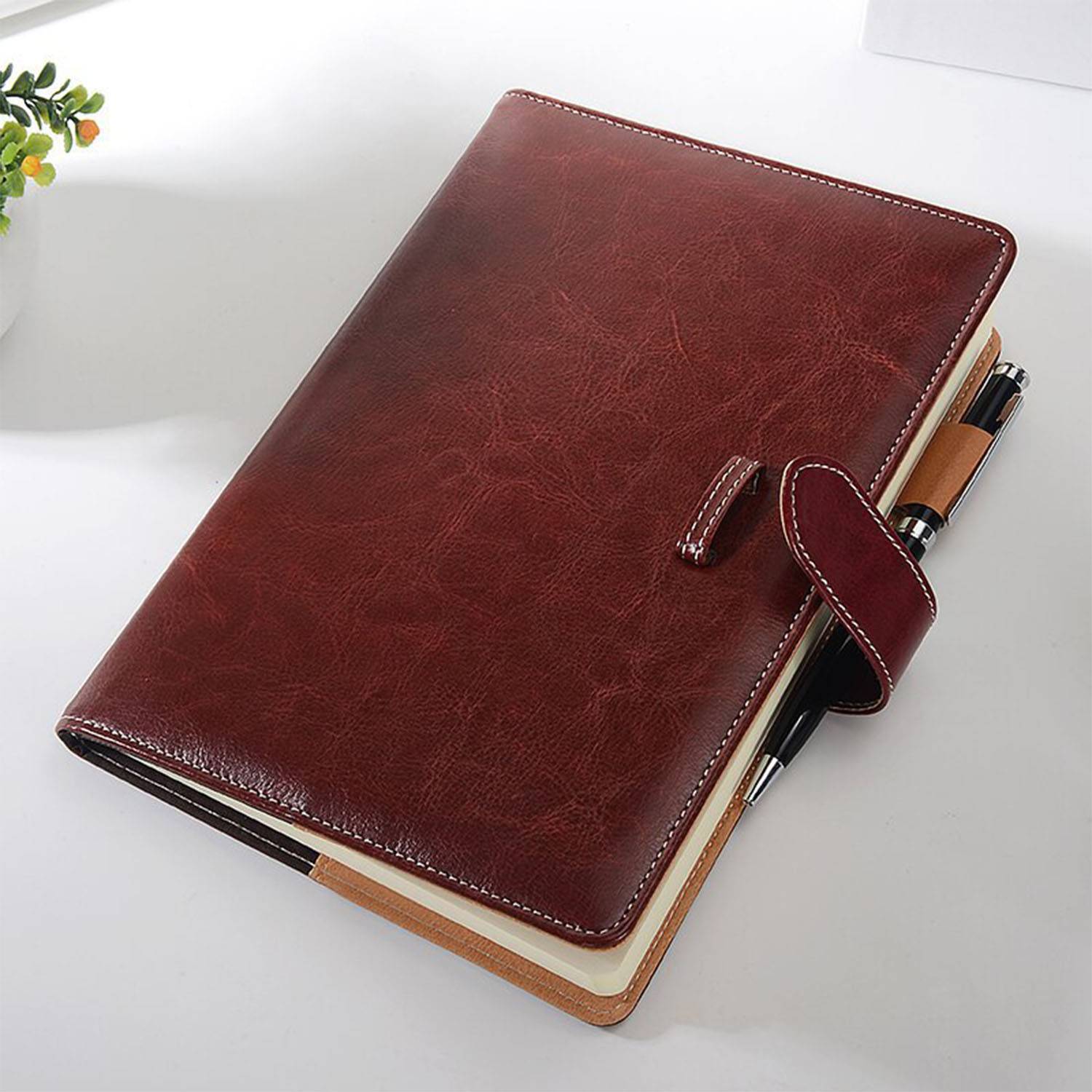 A5 Buckle PU leather notebook 7