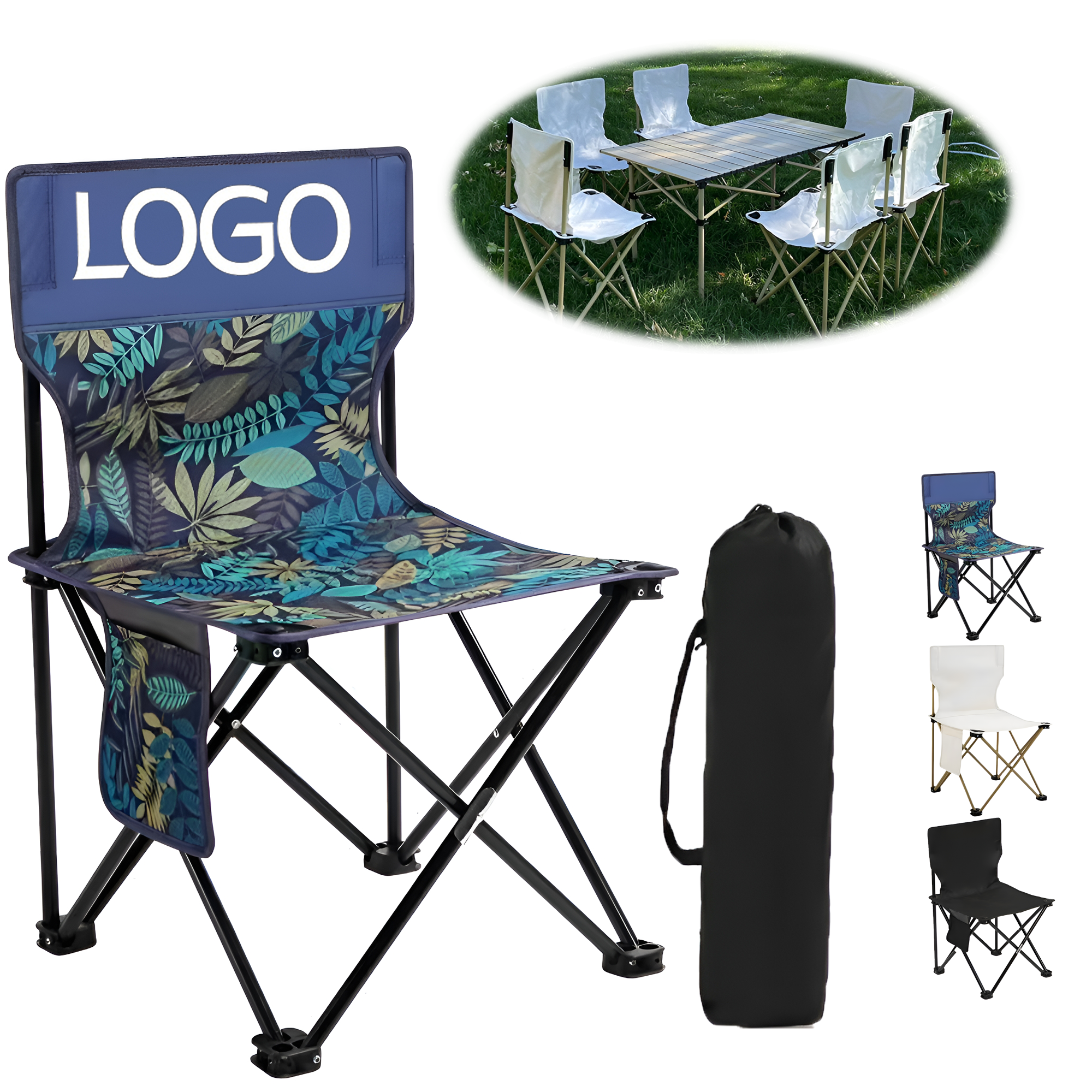 MOQ 20 PCS Portable Folding Camping Chair 2