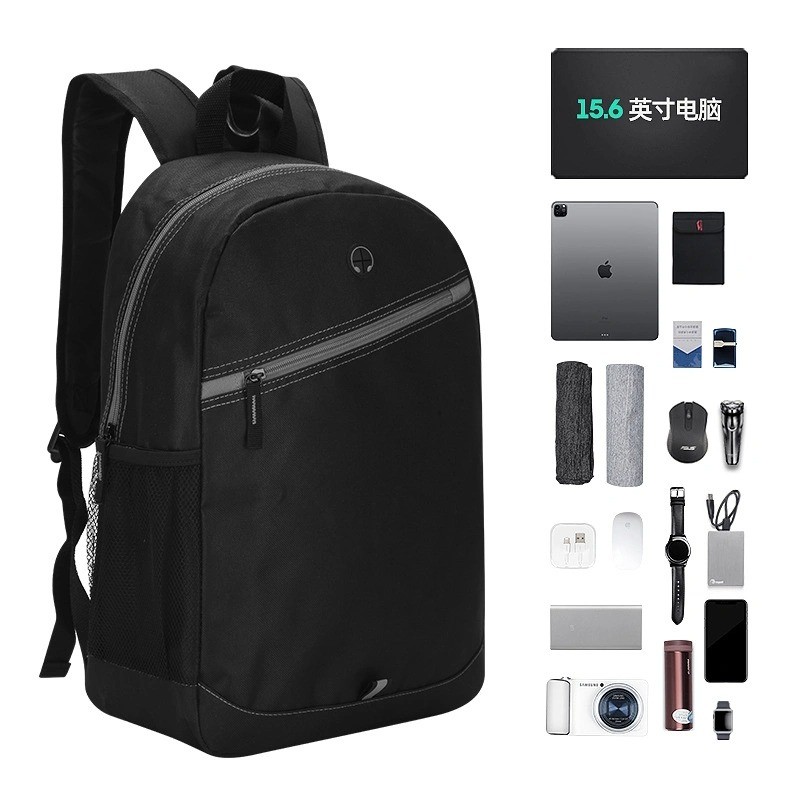 Custom School Backpack With Color Zipper Stripe 5