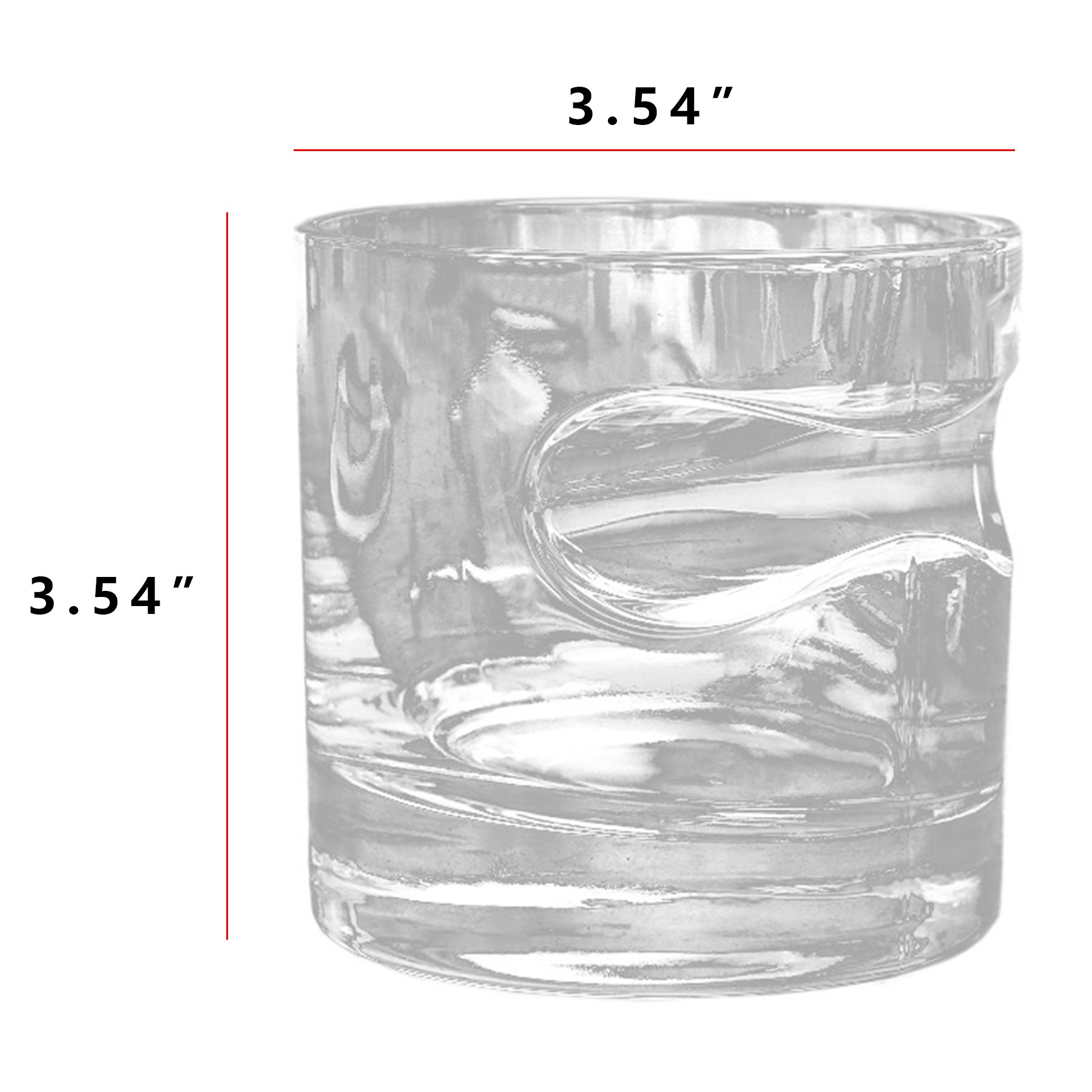 Clear Round Cigar Glass Cup 4