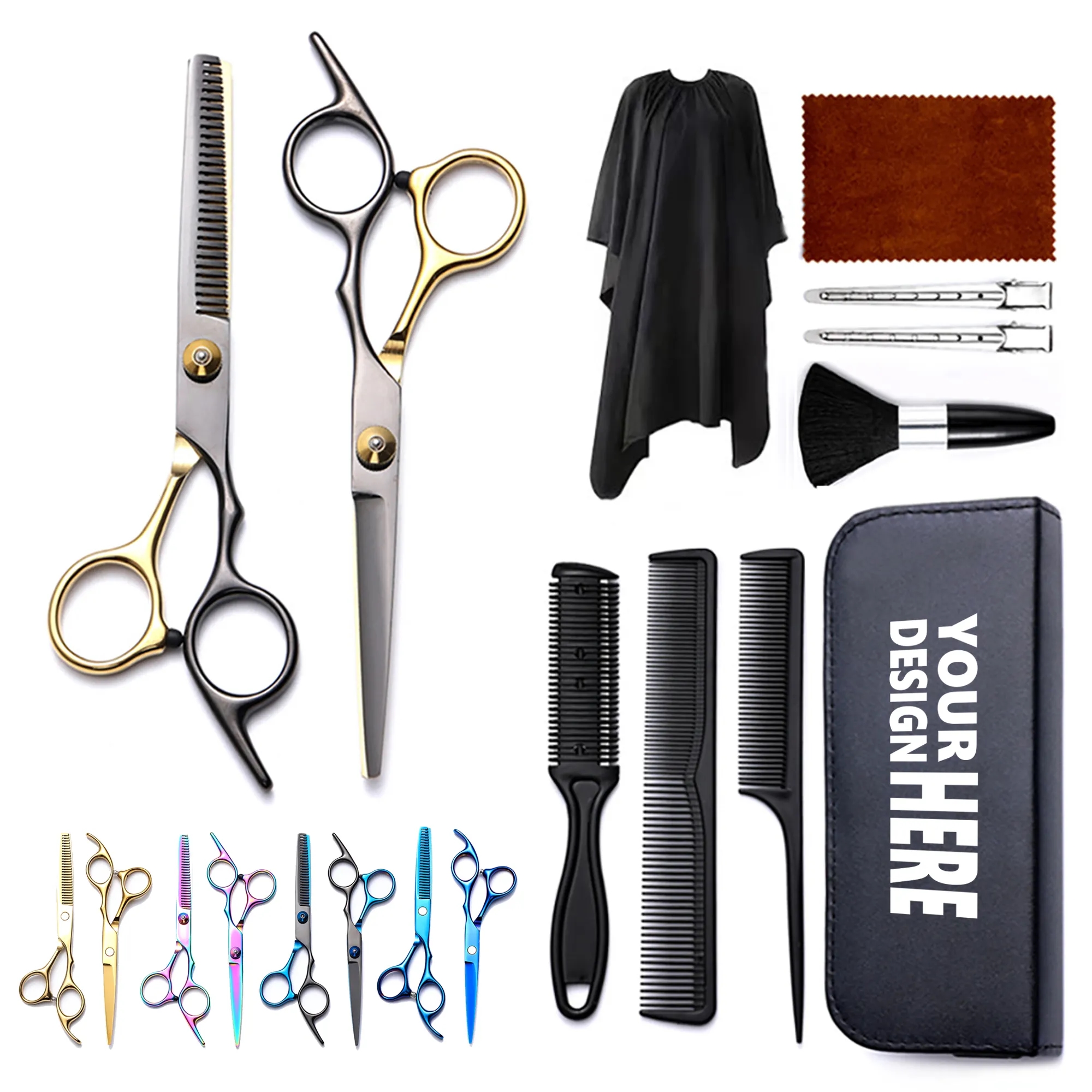 11 Pieces Barber Scissors Set
