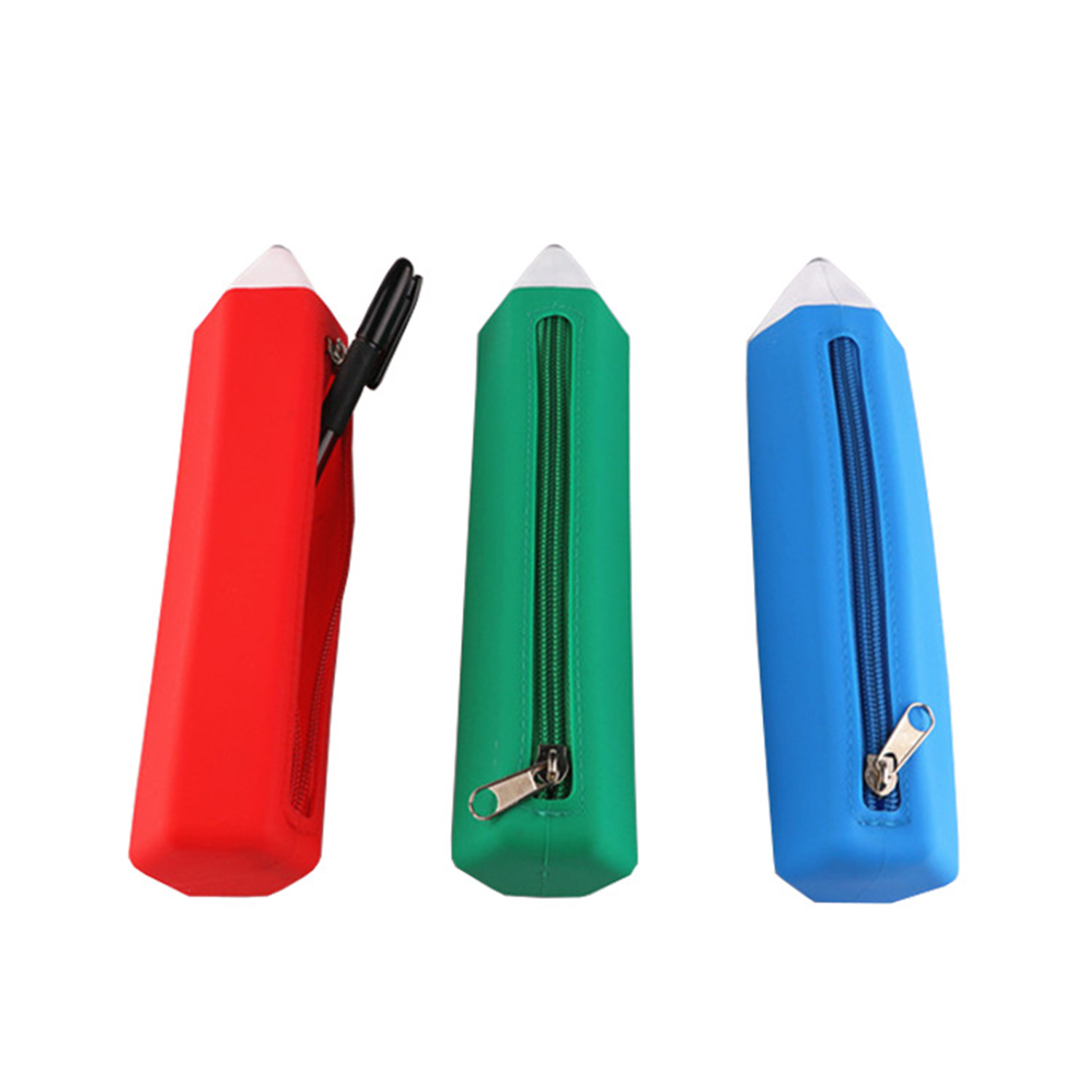 Pen Shape Silicone Pencil Case 3