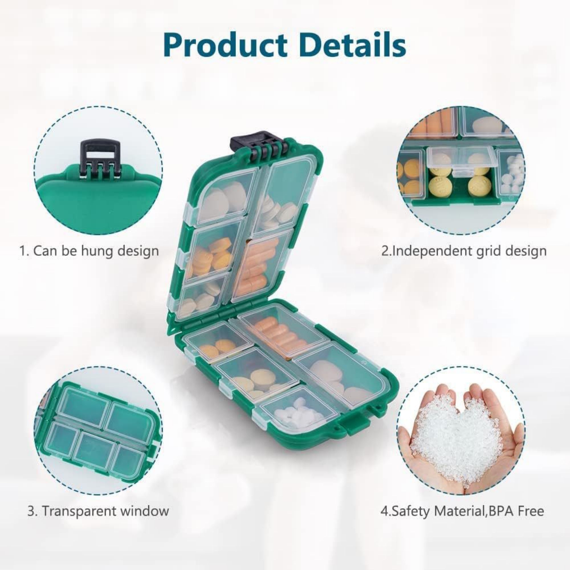 Portable Medicine Storage Box 3