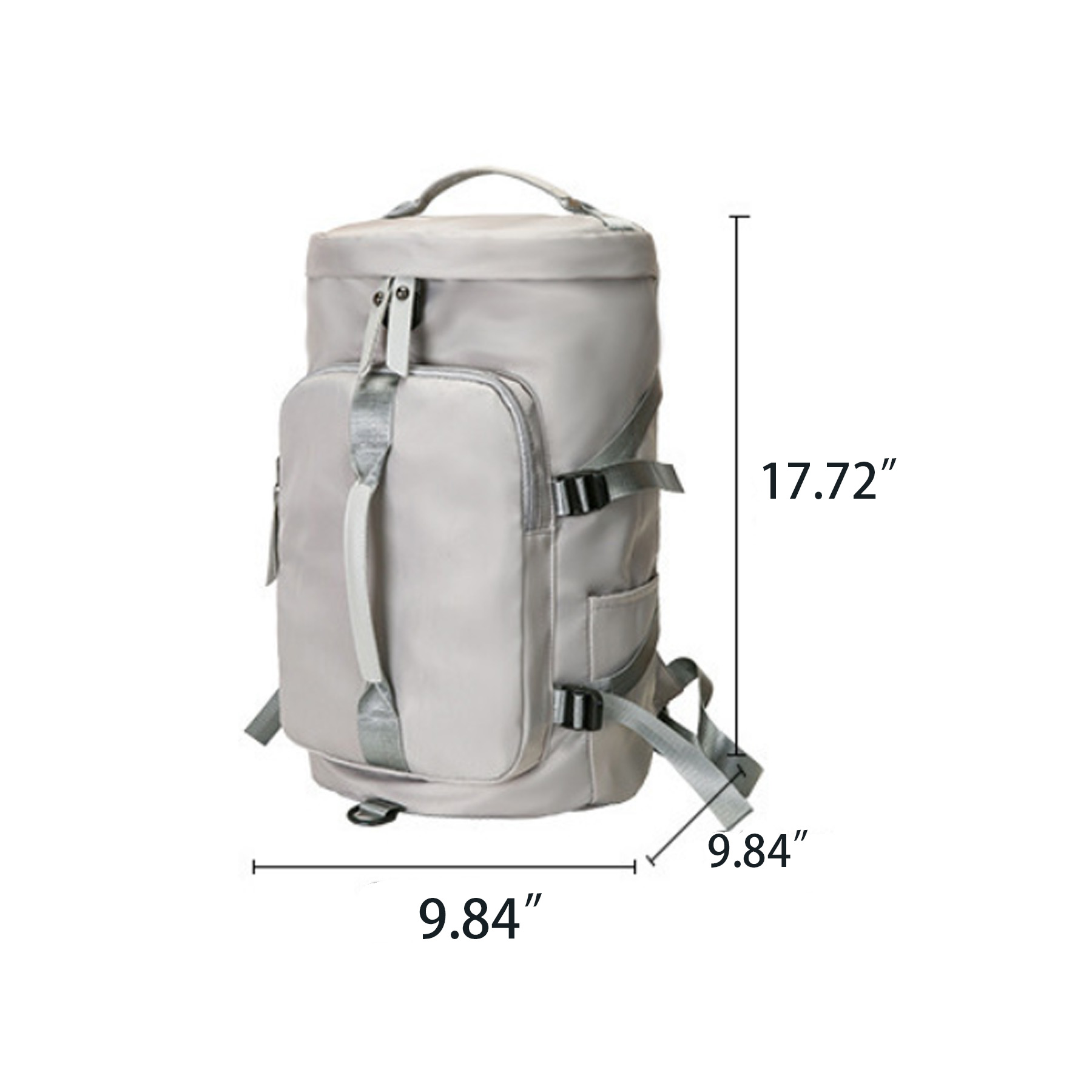 Sports and Fitness Bag with Independent Shoe Compartment 2
