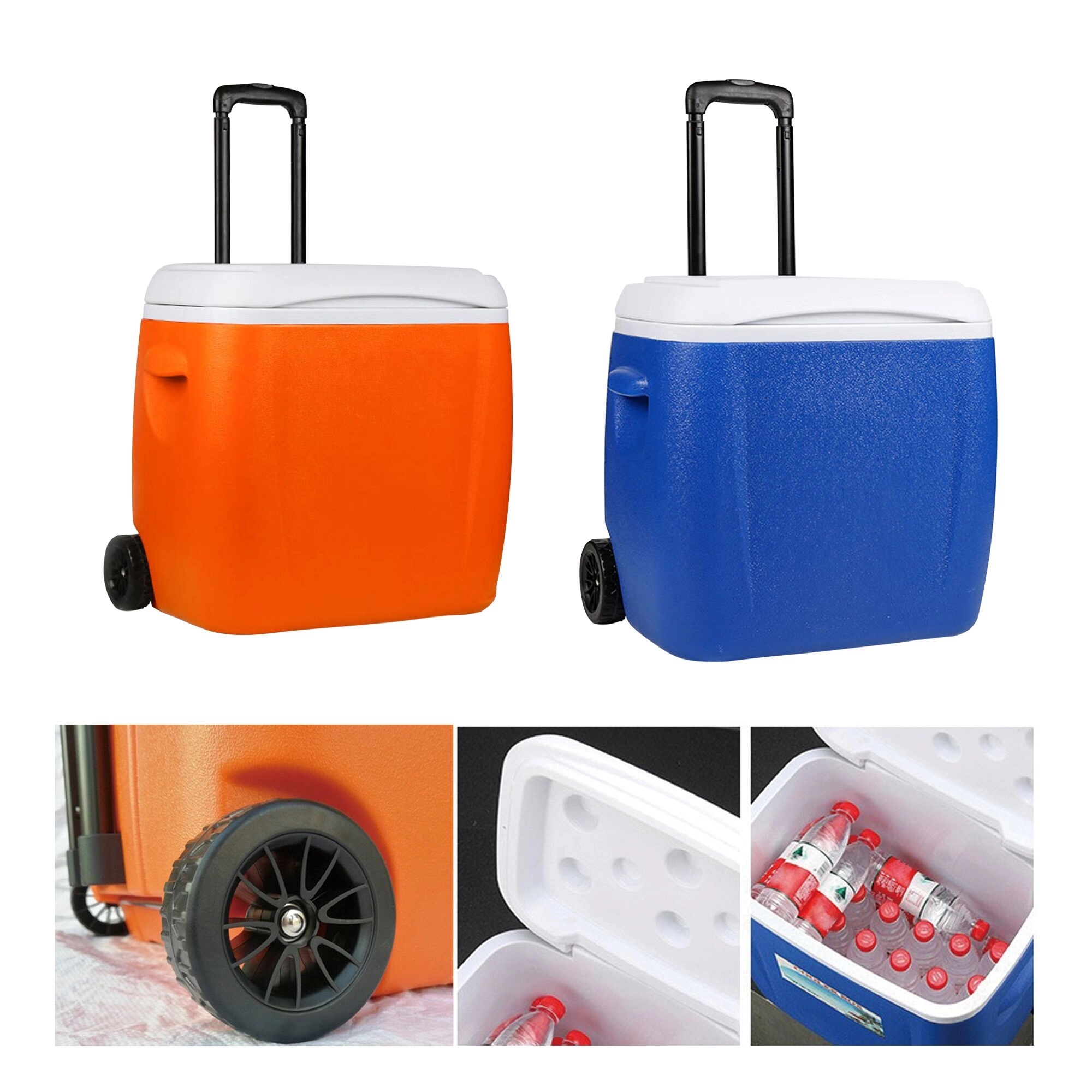 30 Qt Leakproof Wheeled Hard Cooler 2