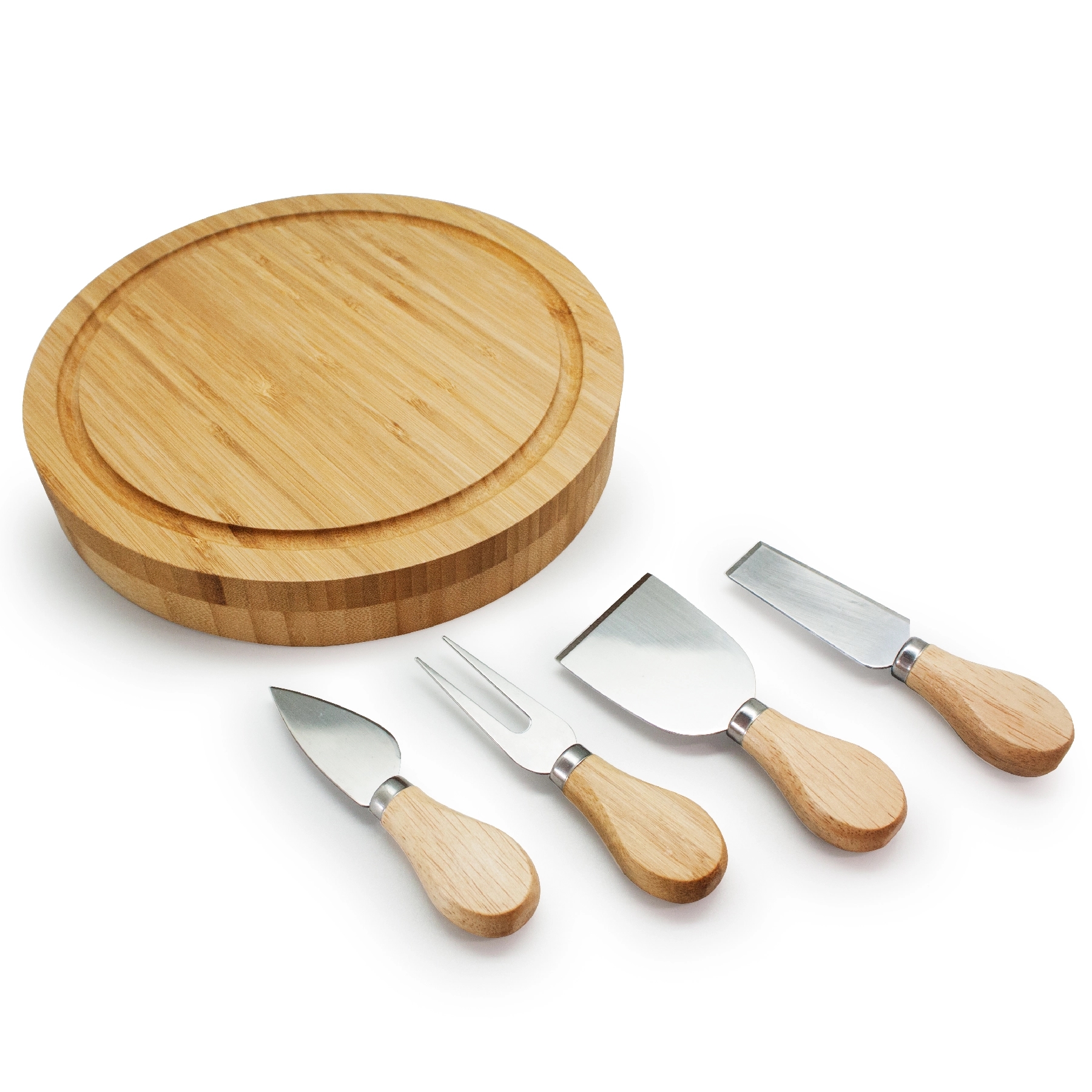 SEVILLE 5PC BAMBOO CHEESE SET 4