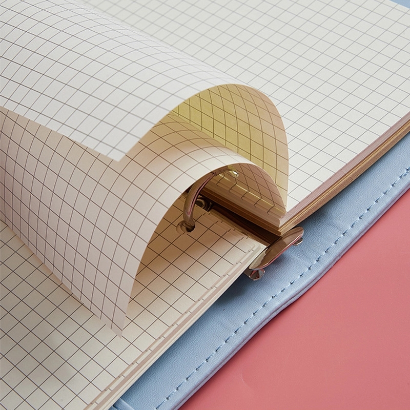 PU Leather A6 Business Travel Journal Diary Binder Notebook 10