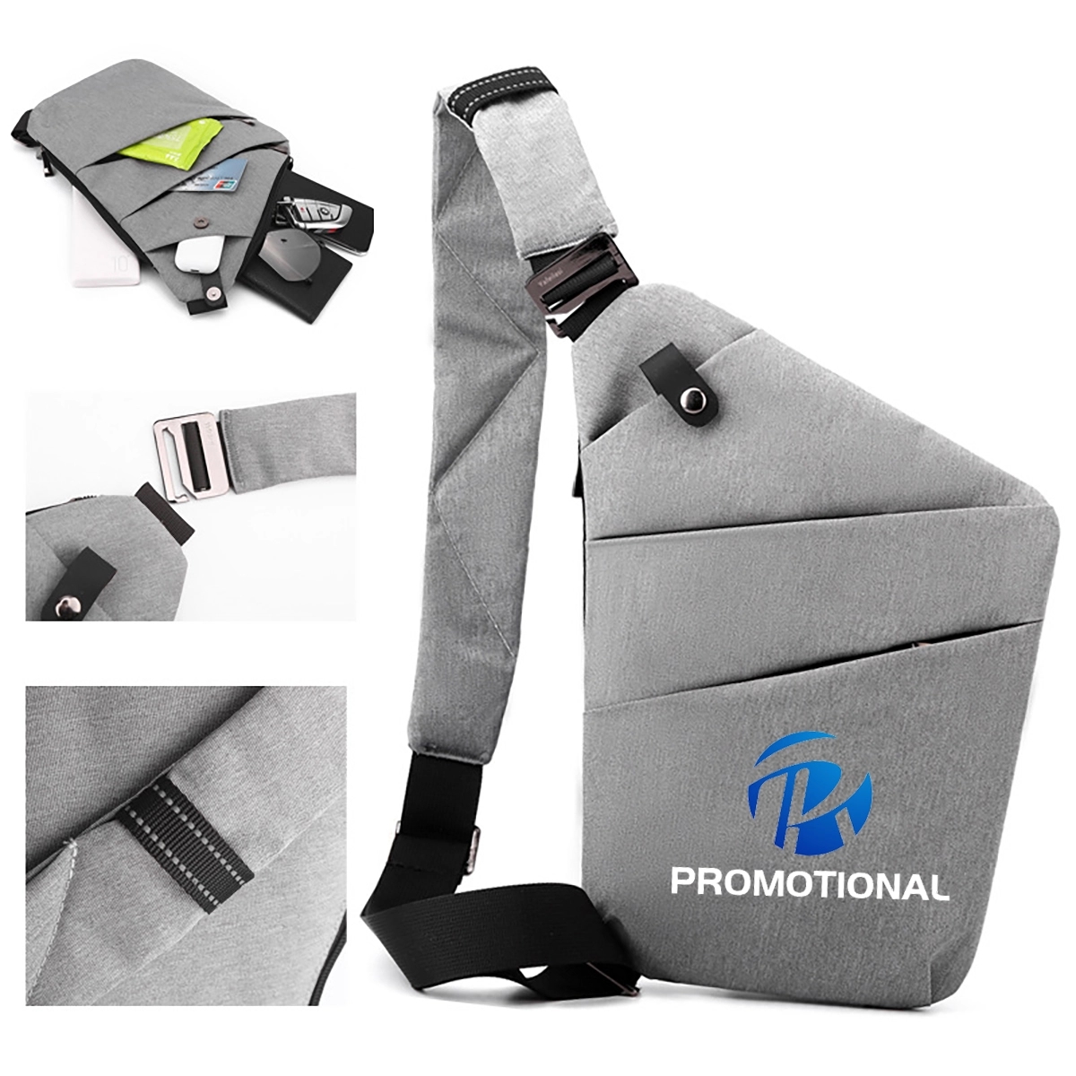 Anti-Theft Casual Chest Sling Bag 2