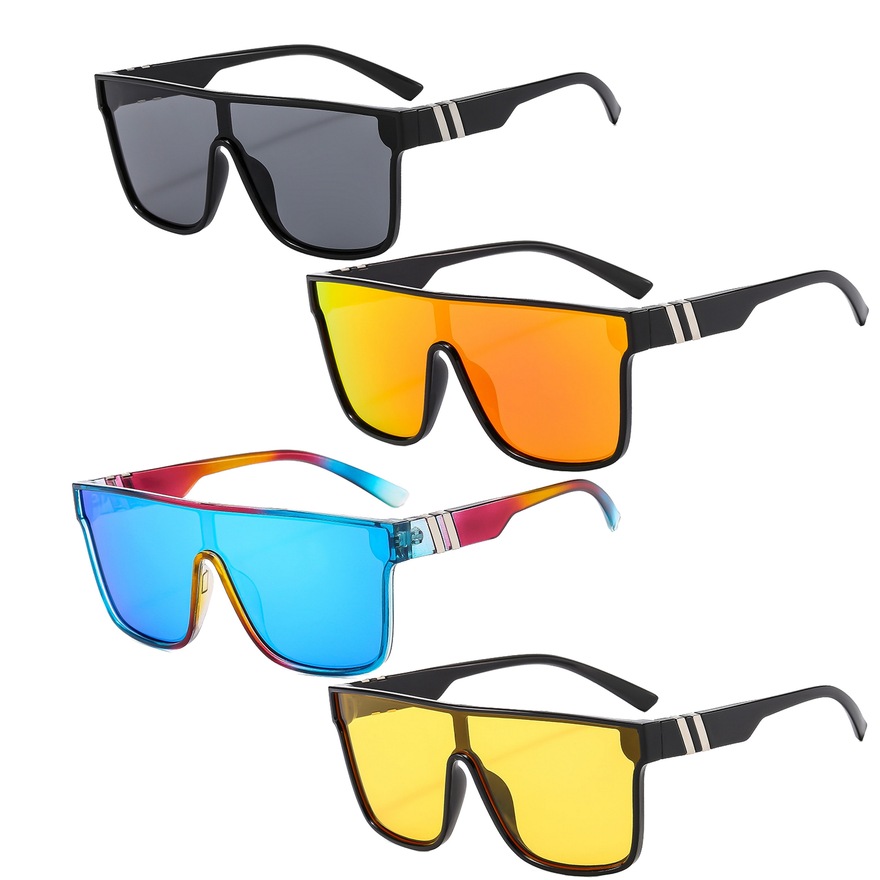 Rectangle Sports Fashion Sunglasses 5