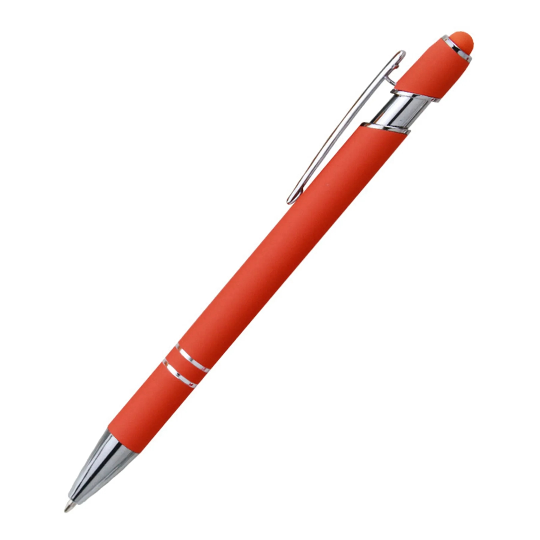 2 in 1 Metal Ballpoint Pen With Colorful Stylus 4