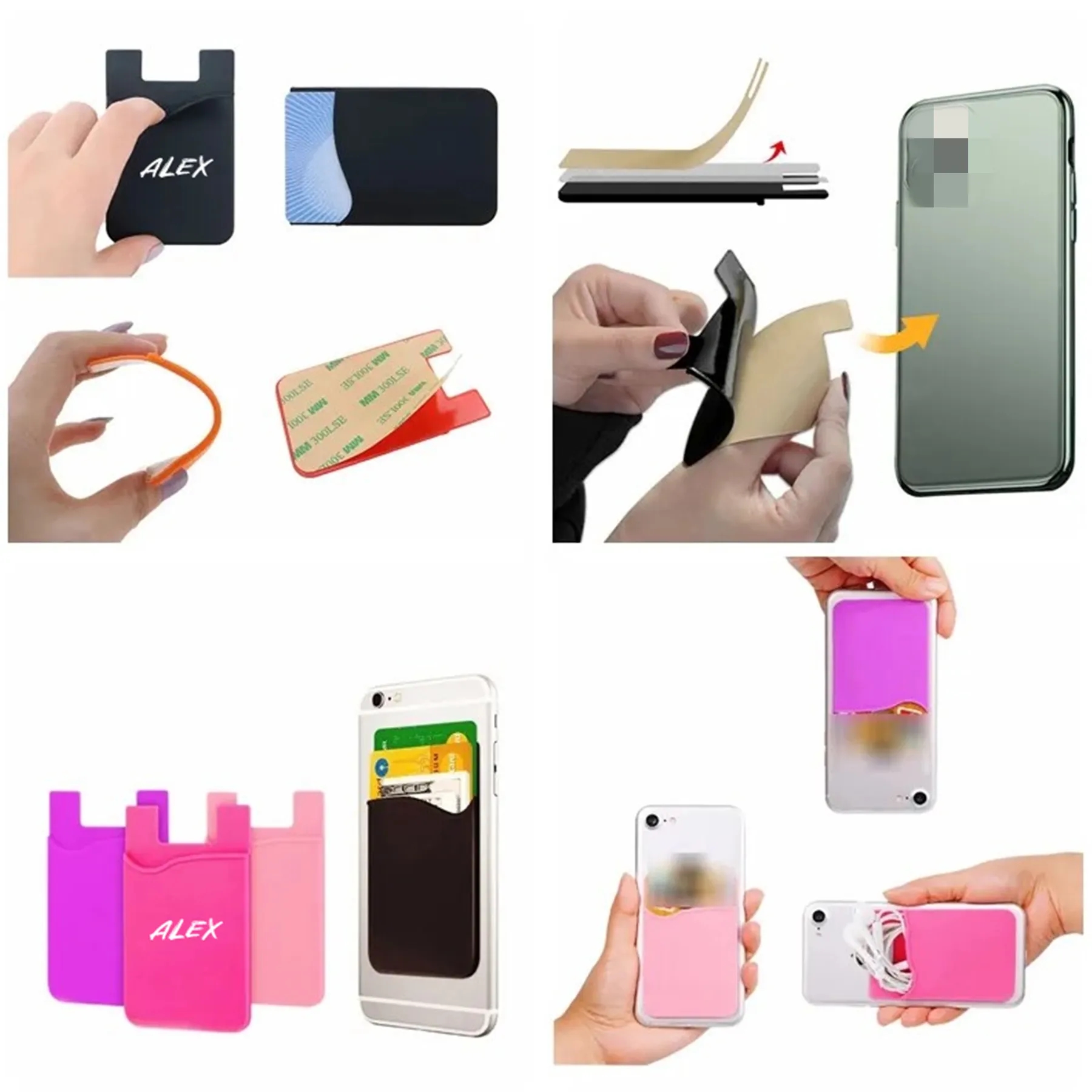 Silicone Card Holder MOQ100 3