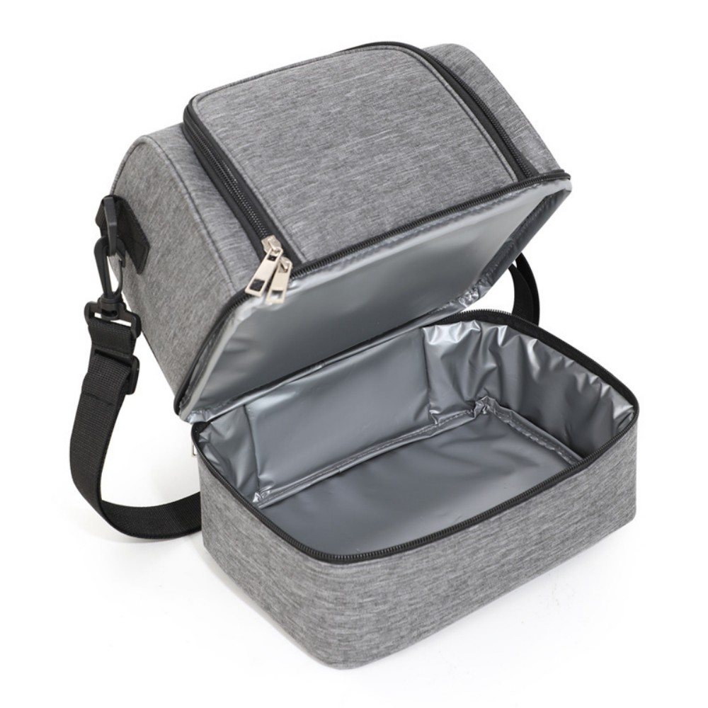 Portable Double-Layer Lunch Bag 3