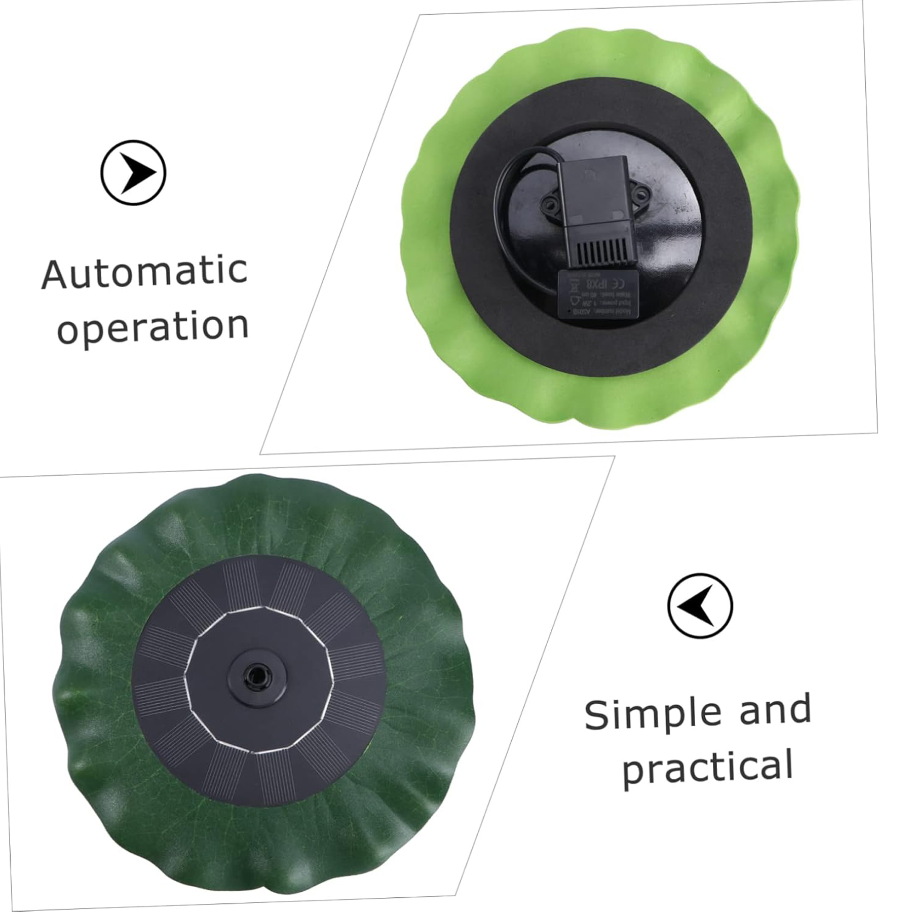 Solar-Powered Floating Lotus Fountain 7