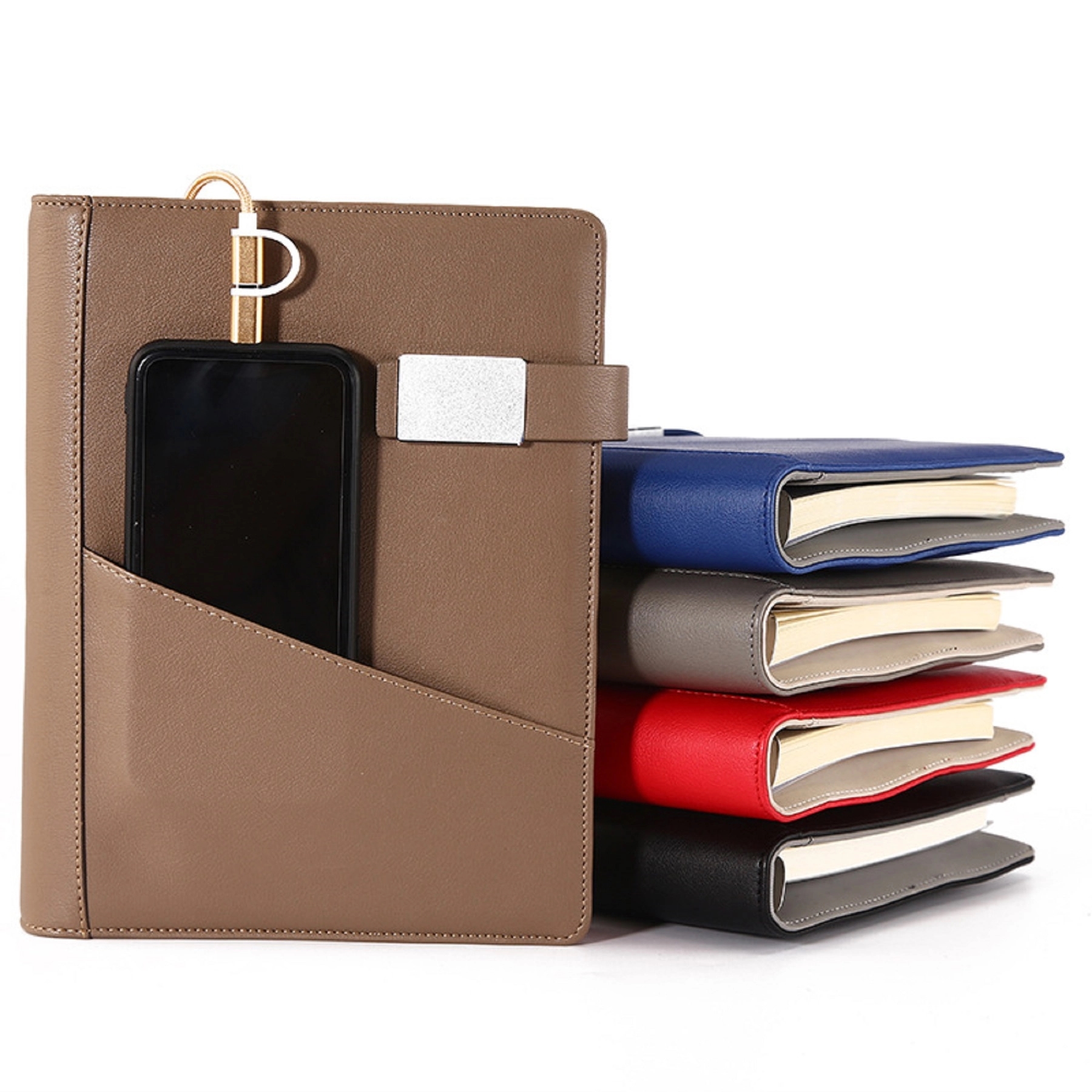 A5 Notepad w/Power Bank and Flash Drive 4