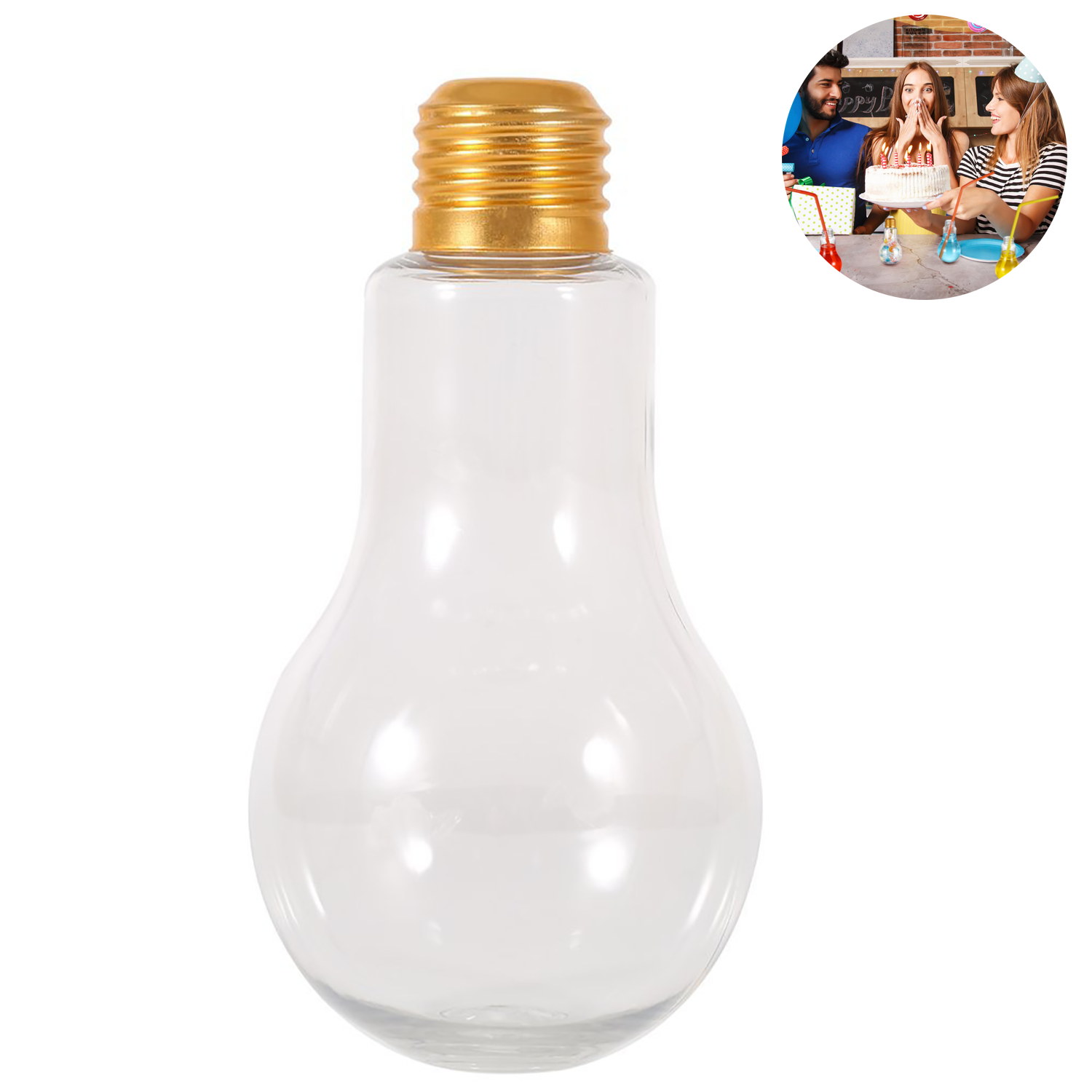 10oz PET Plastic Light Bulb Bottle 4