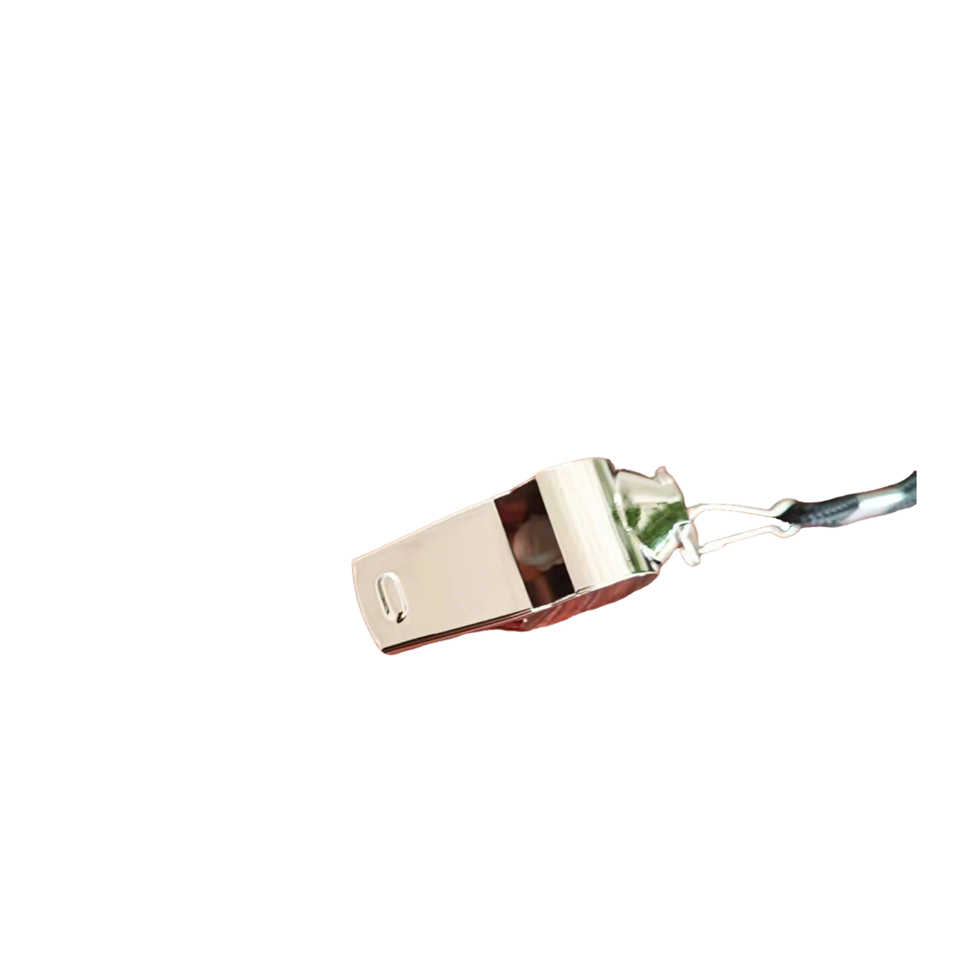 Stainless Steel Referee Whistle 1.8 x 0.6 x 0.8" 6