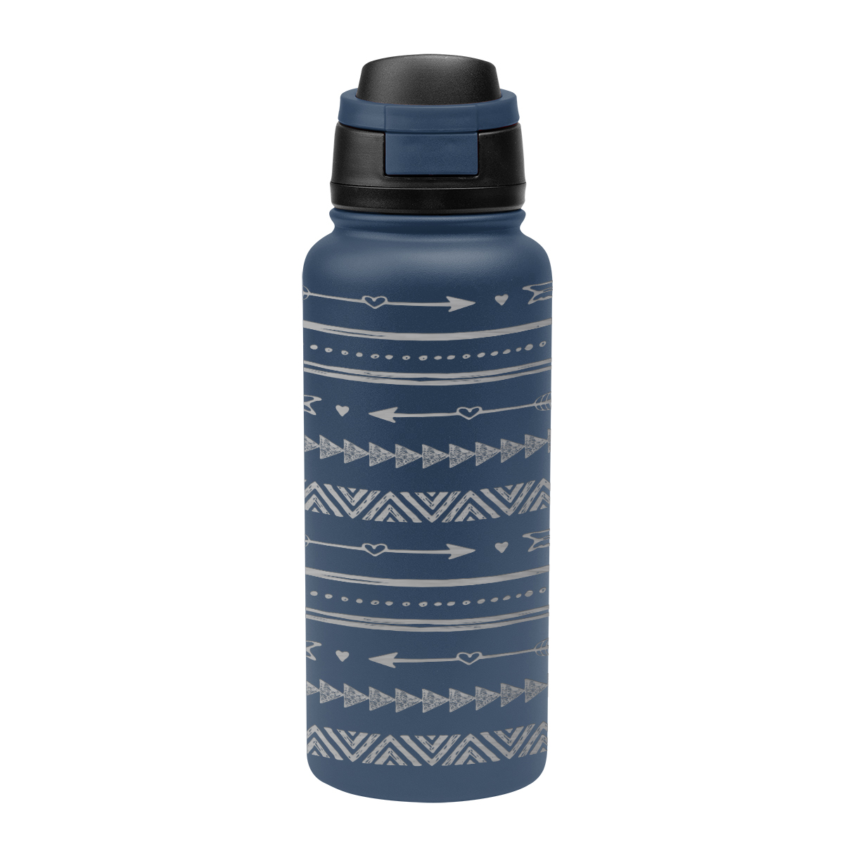 32 Oz. Full Laser Pop Sip Recycled Stainless Steel Bottle, custom water bottle with logo imprint 23