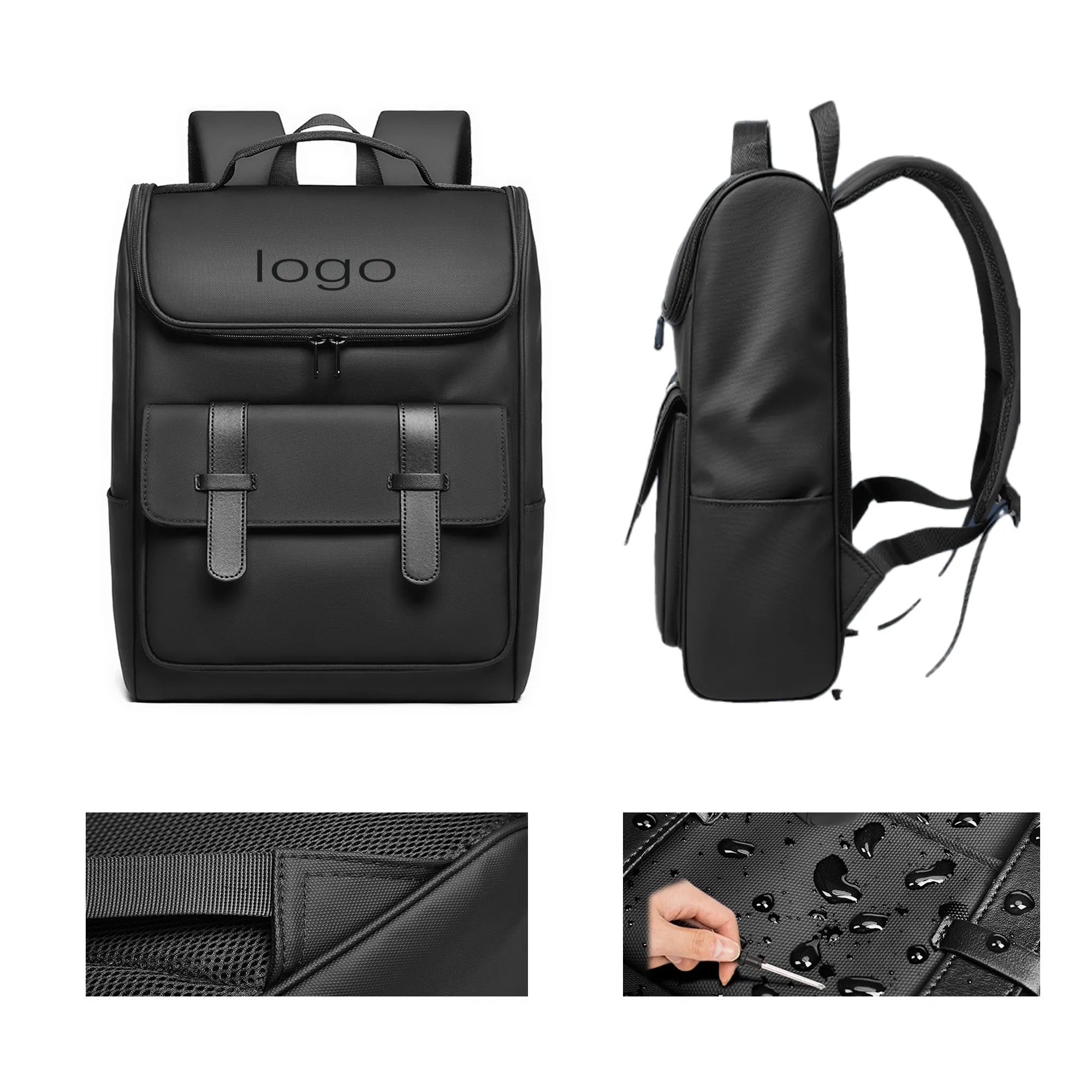 16 Inch Large Capacity PVC Backpack