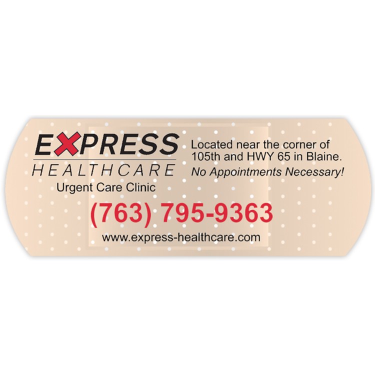 Vinyl Label (3"x1.125") Band Aid