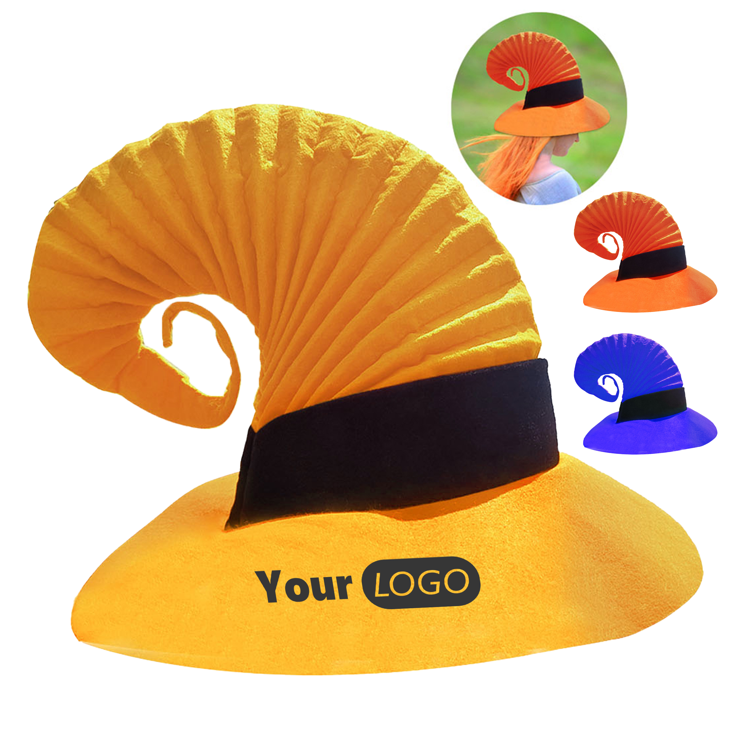 Felt Classic Halloween Props Witch Hat For Festive Fun (Moq 20) 1