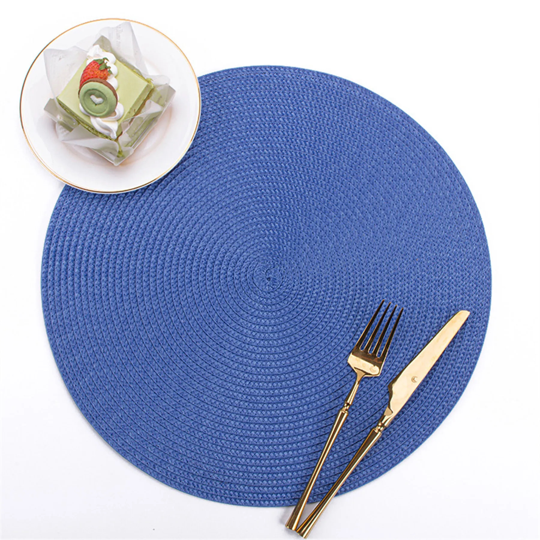 Round Hand Woven Place Mat 7
