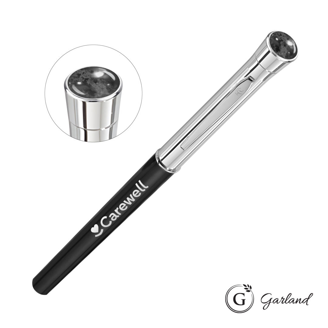 Garland® Monogram Aura Empire Felt Tip Pen - Chrome Accent