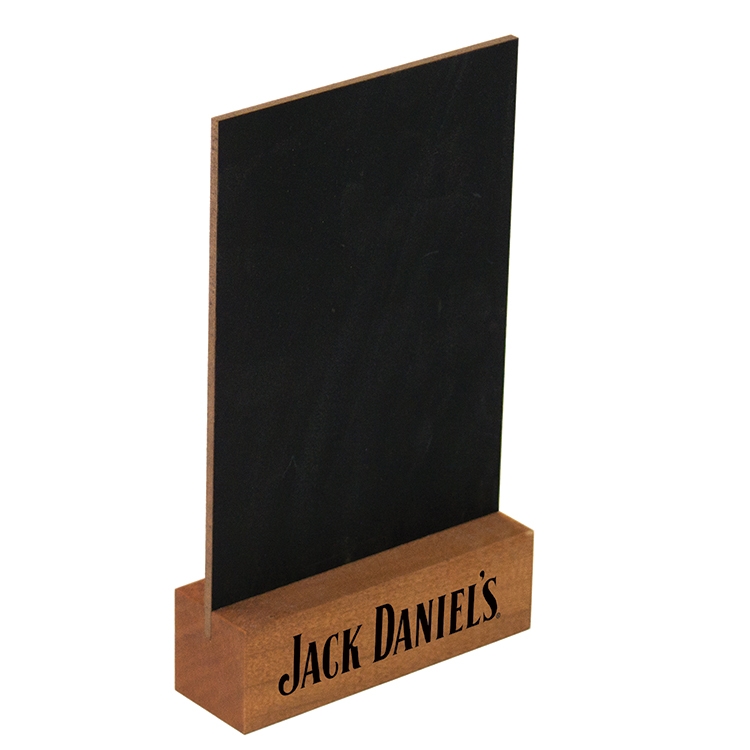 Countertop 2-Sided Chalkboard with Wood Base - 4w x 6h 1