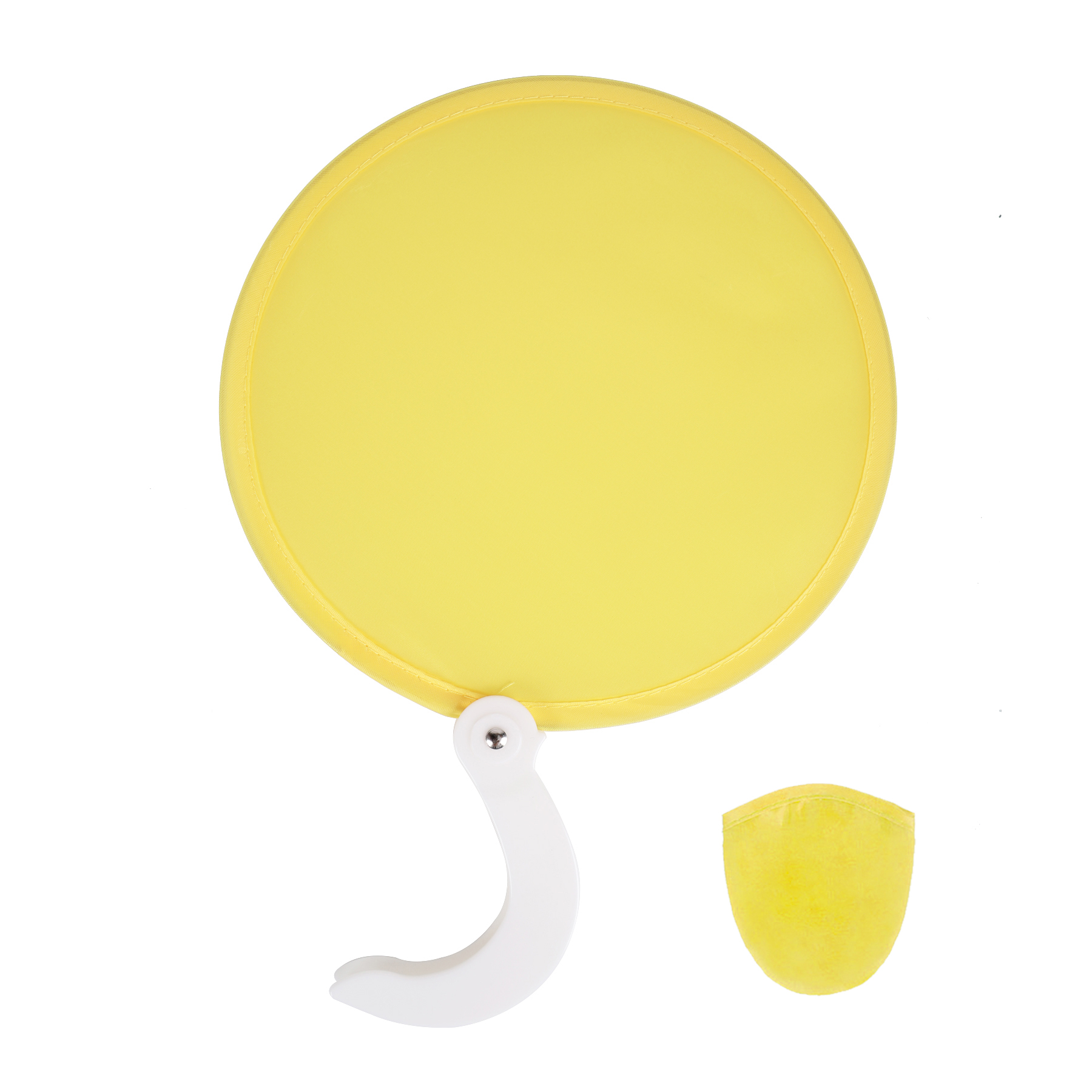 Pop Up Twist & Fold Hand Fan With Handle 1