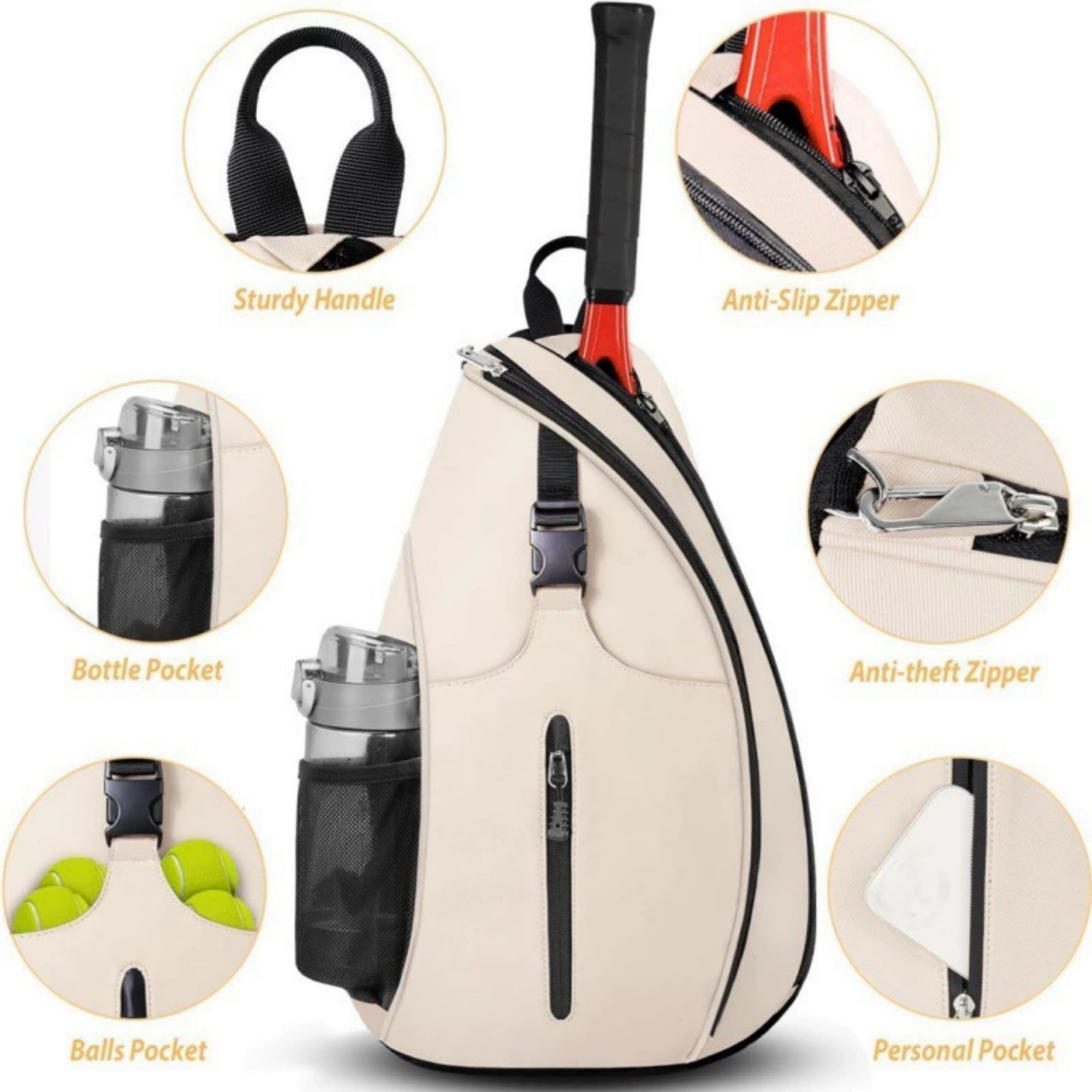 Tennis Sling Backpack 2