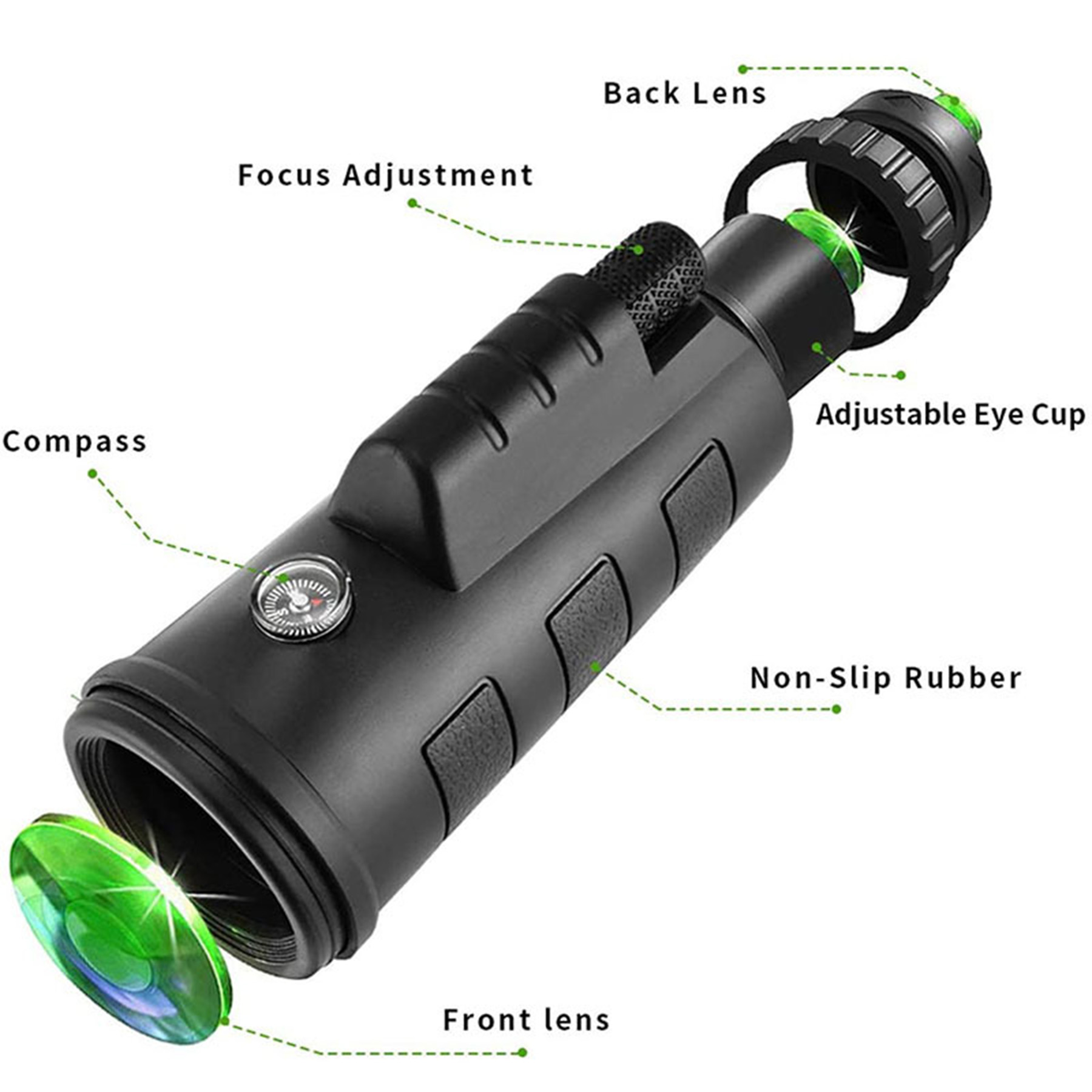 Zoom Optical Lens Monocular Telescope 4