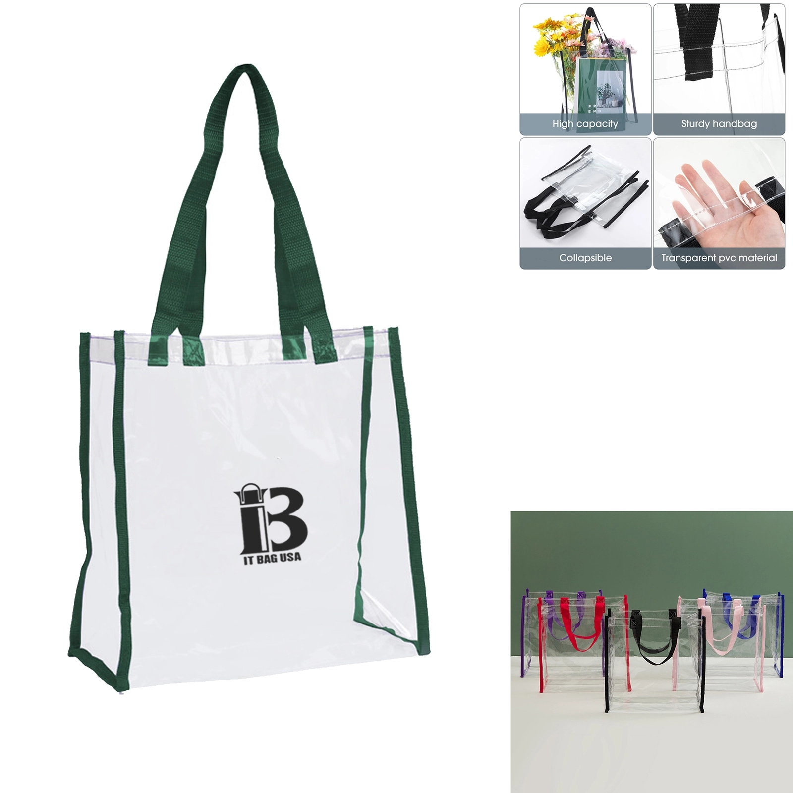 Clear Pvc Bags Stadium Approved 2